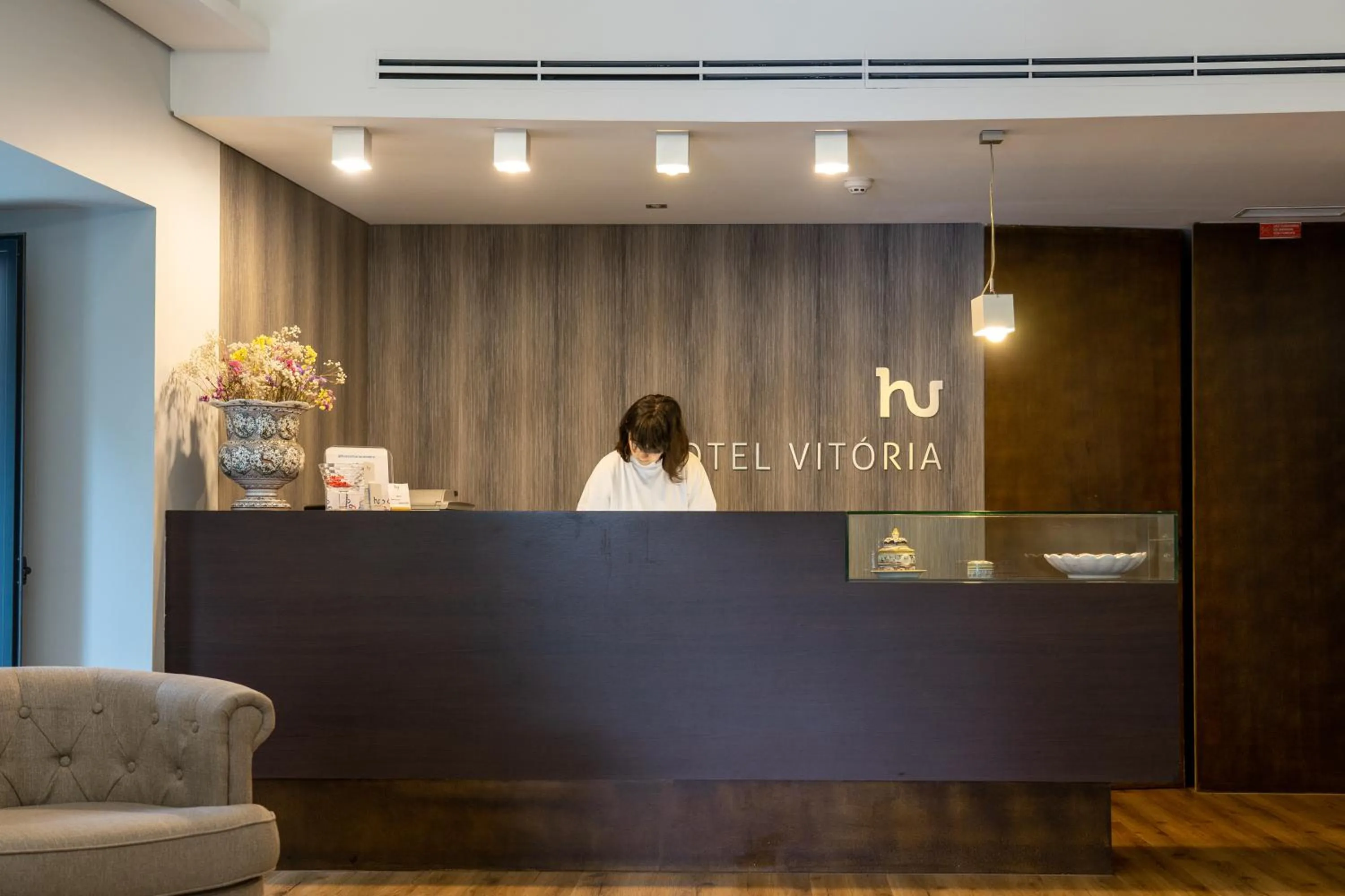Lobby or reception in Hotel Vitória