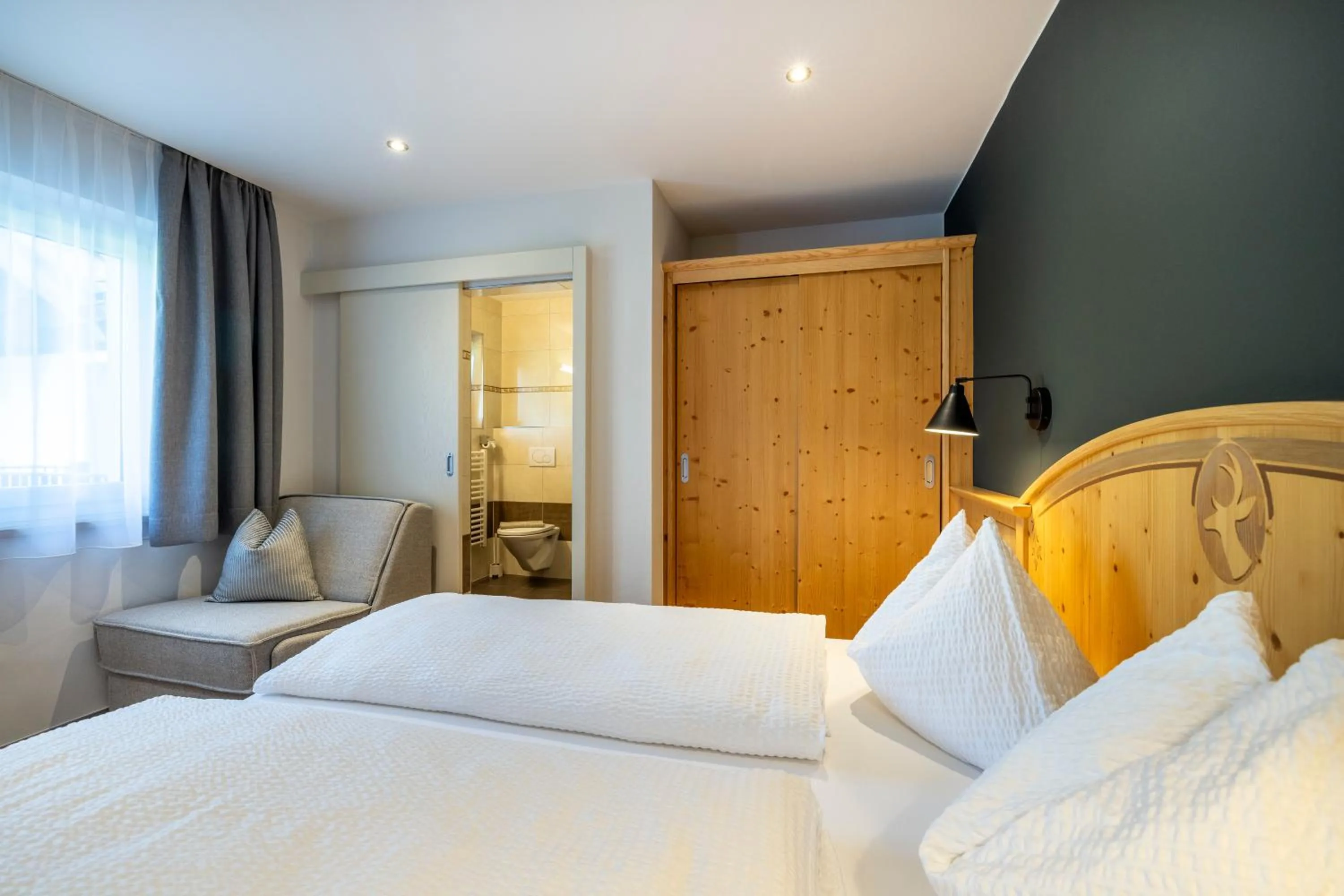 Bedroom, Bed in Aparthotel Jägerheim