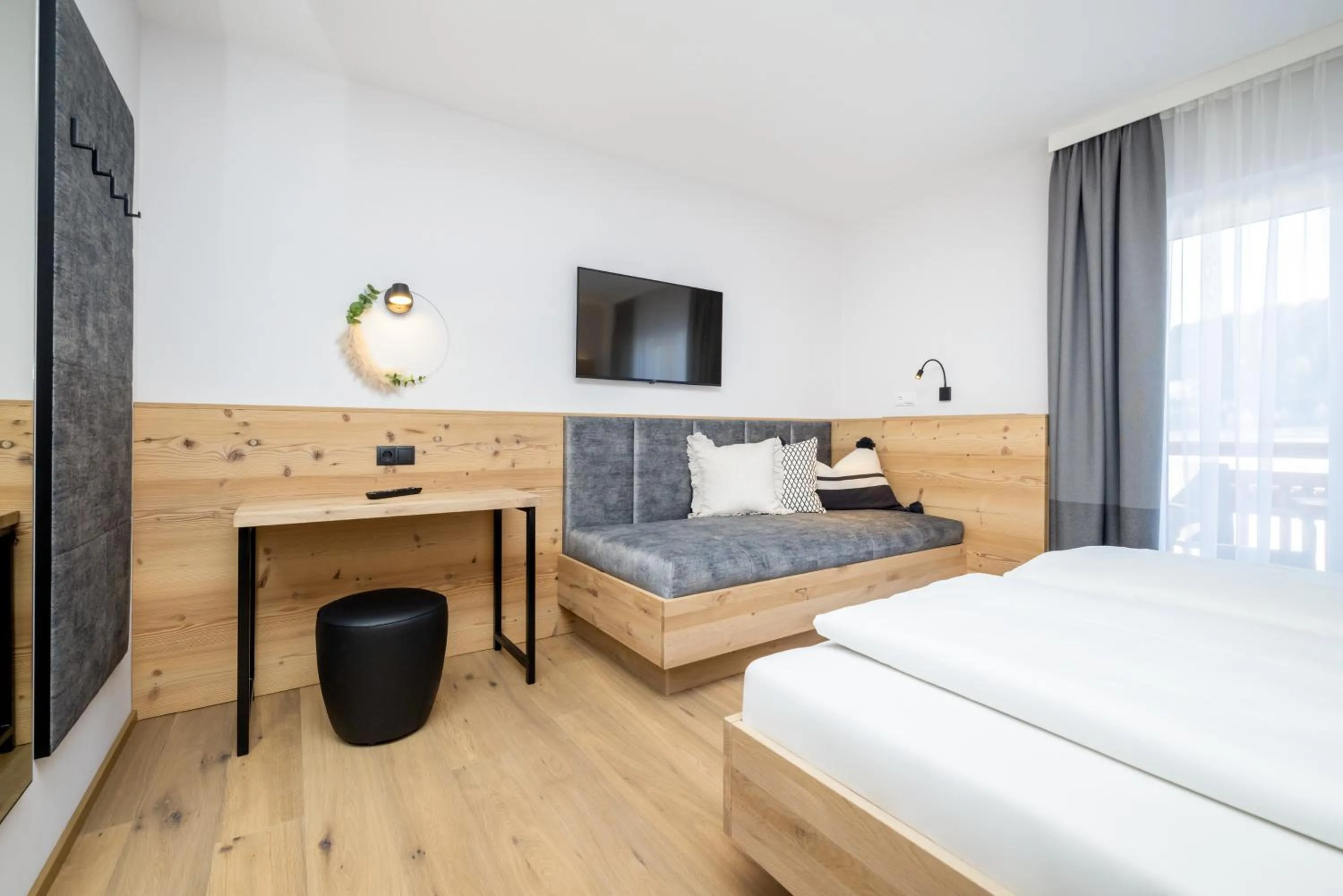 Bed in Aparthotel Jägerheim