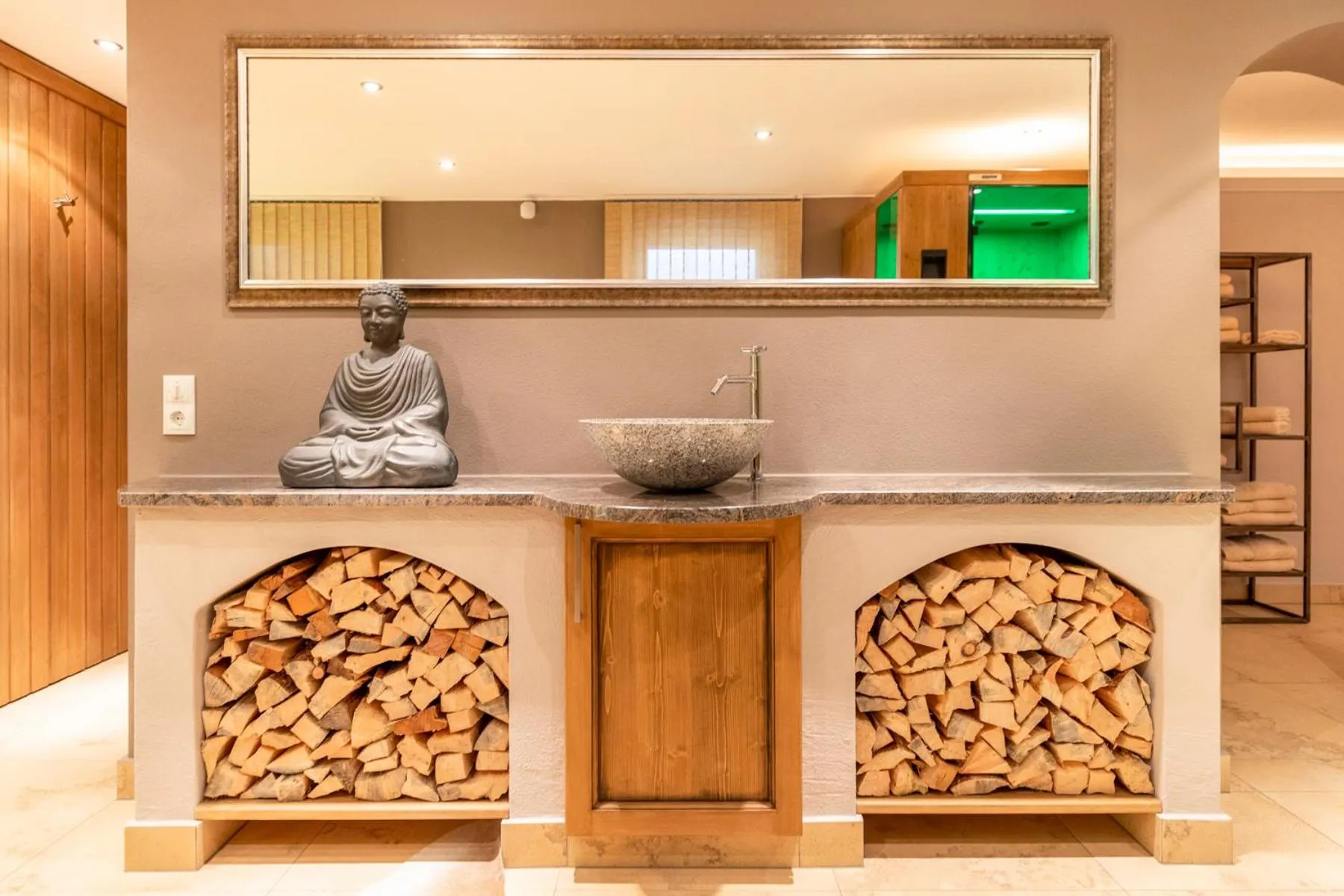 Sauna in Aparthotel Jägerheim