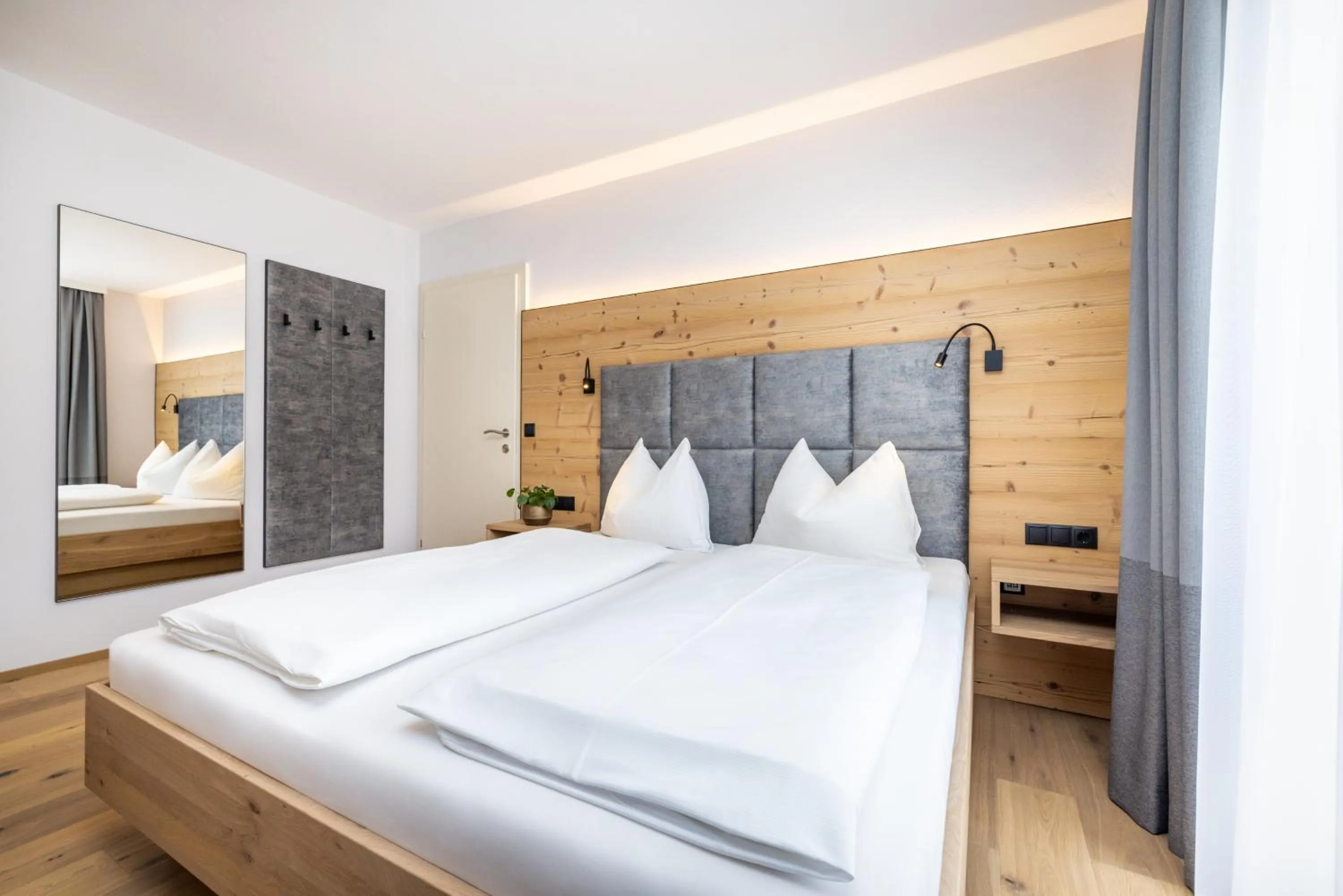 Bed in Aparthotel Jägerheim