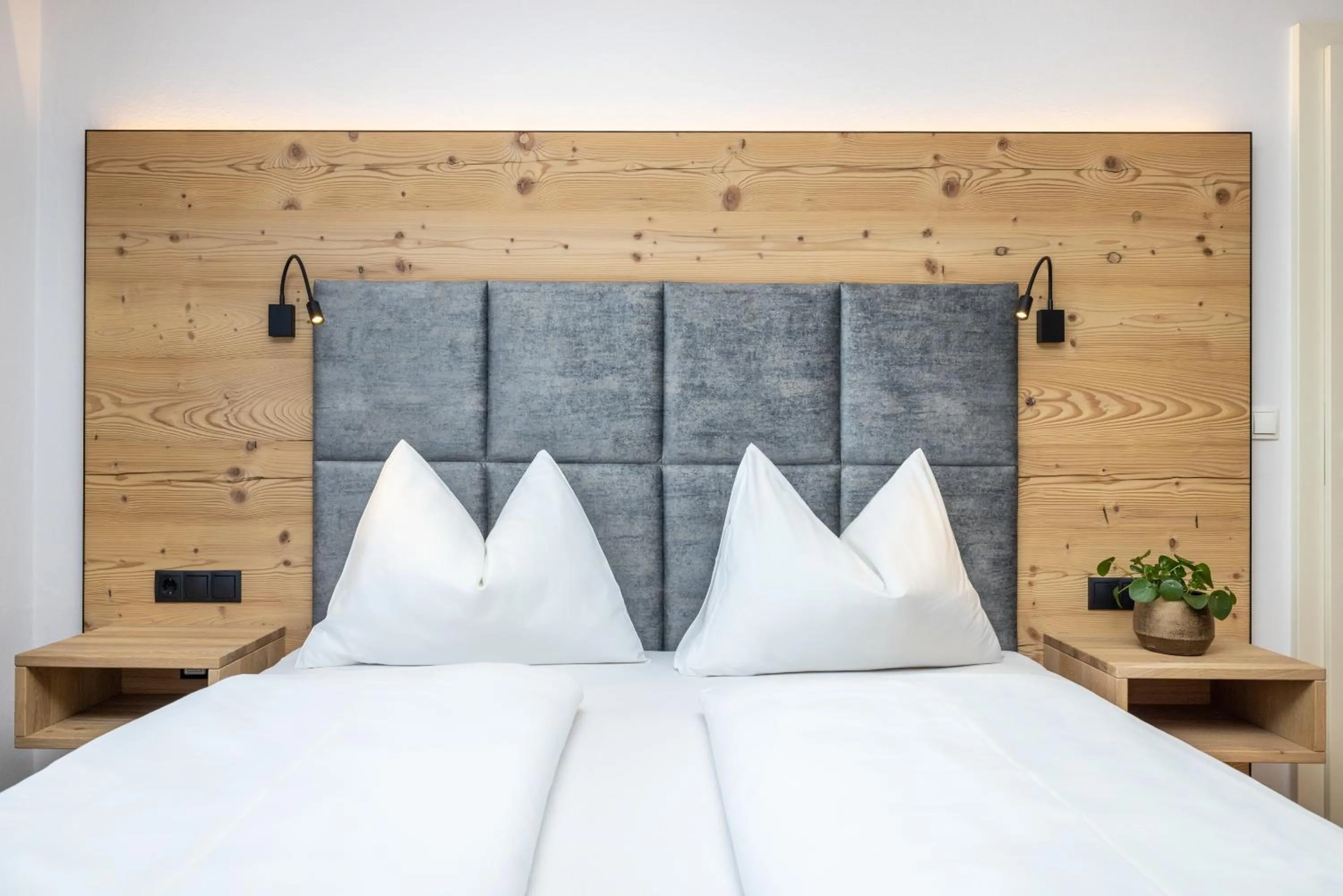 Bed in Aparthotel Jägerheim