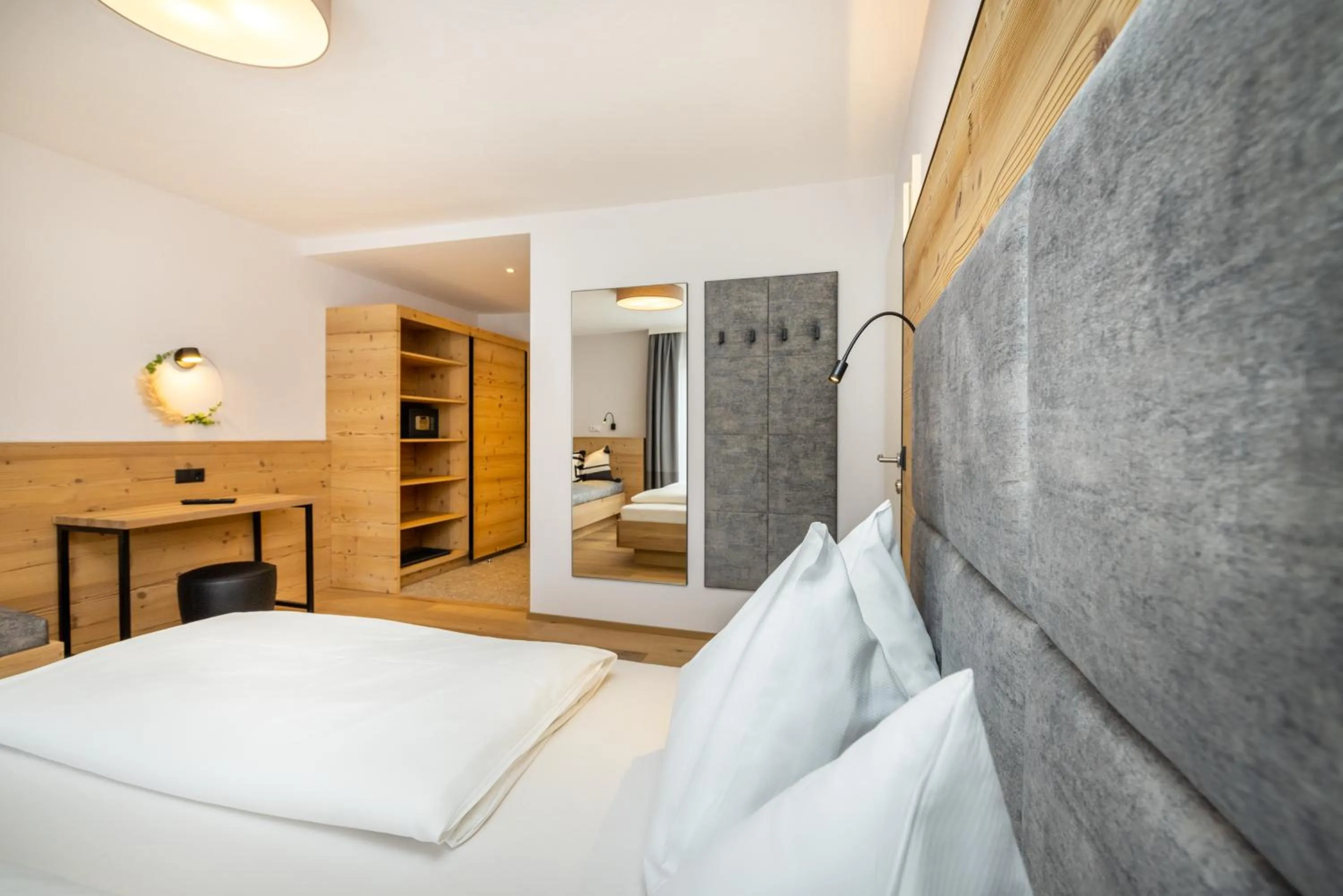 Bed in Aparthotel Jägerheim