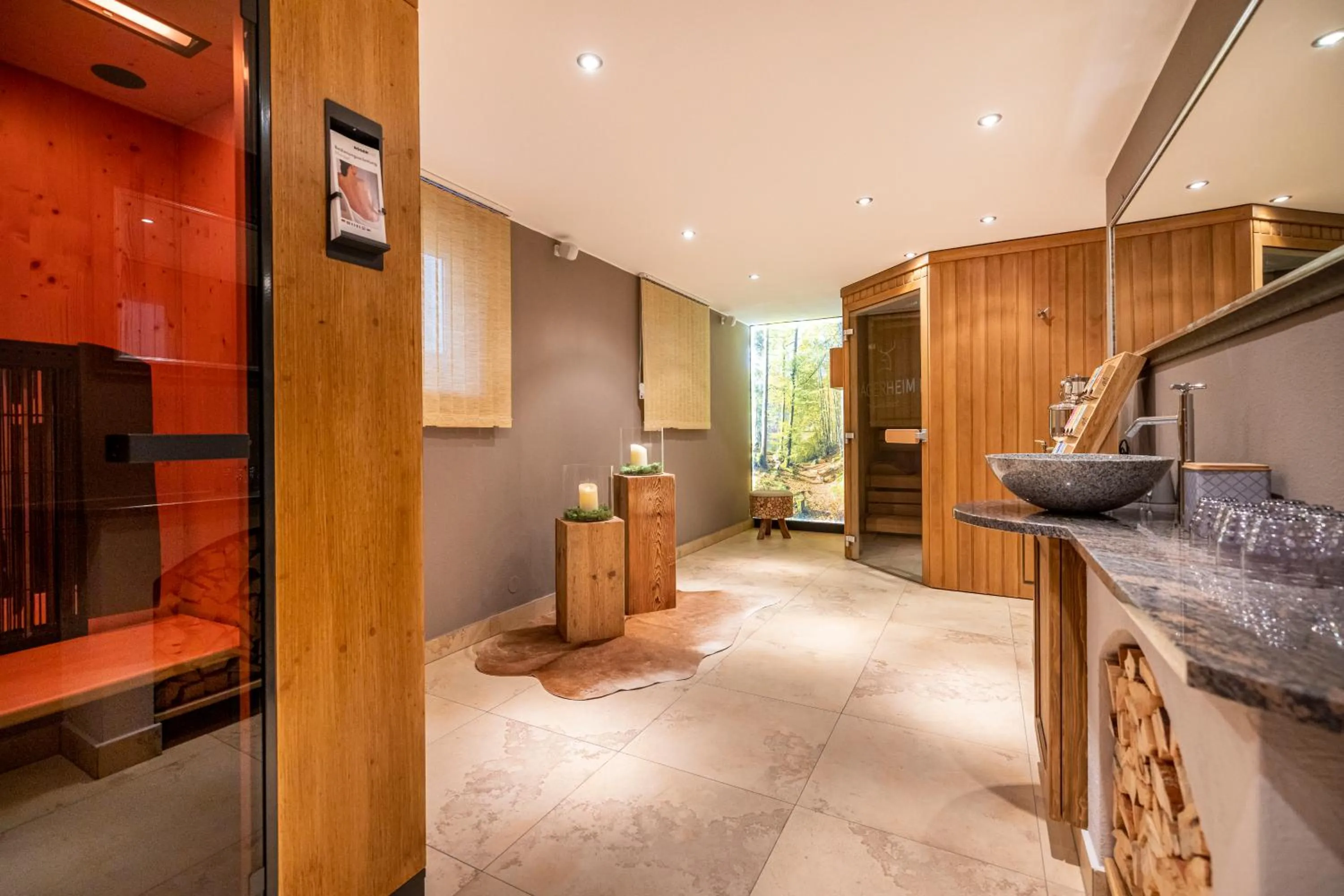 Sauna in Aparthotel Jägerheim