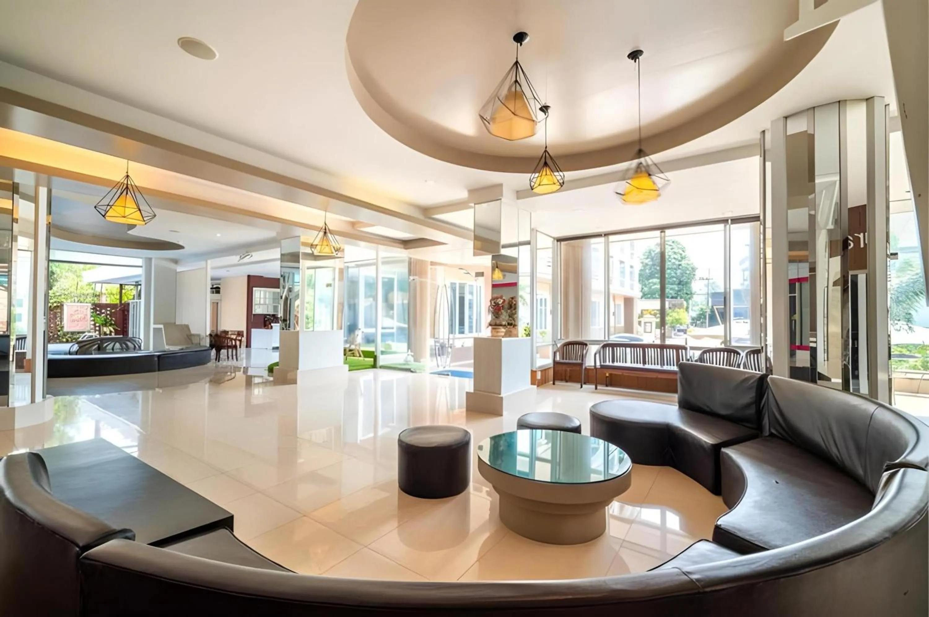 Seating area in Sunday JA Plus Hotel