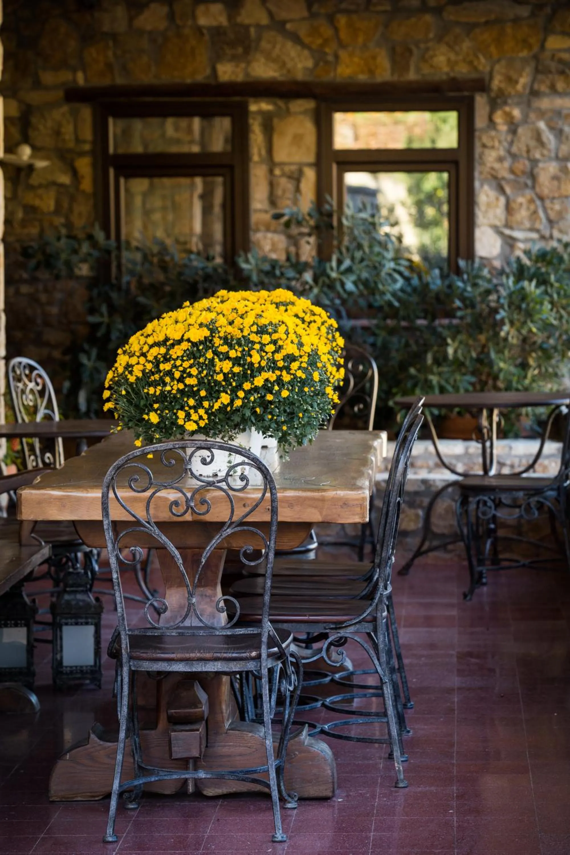 Decorative detail in Atrion Highland Hotel