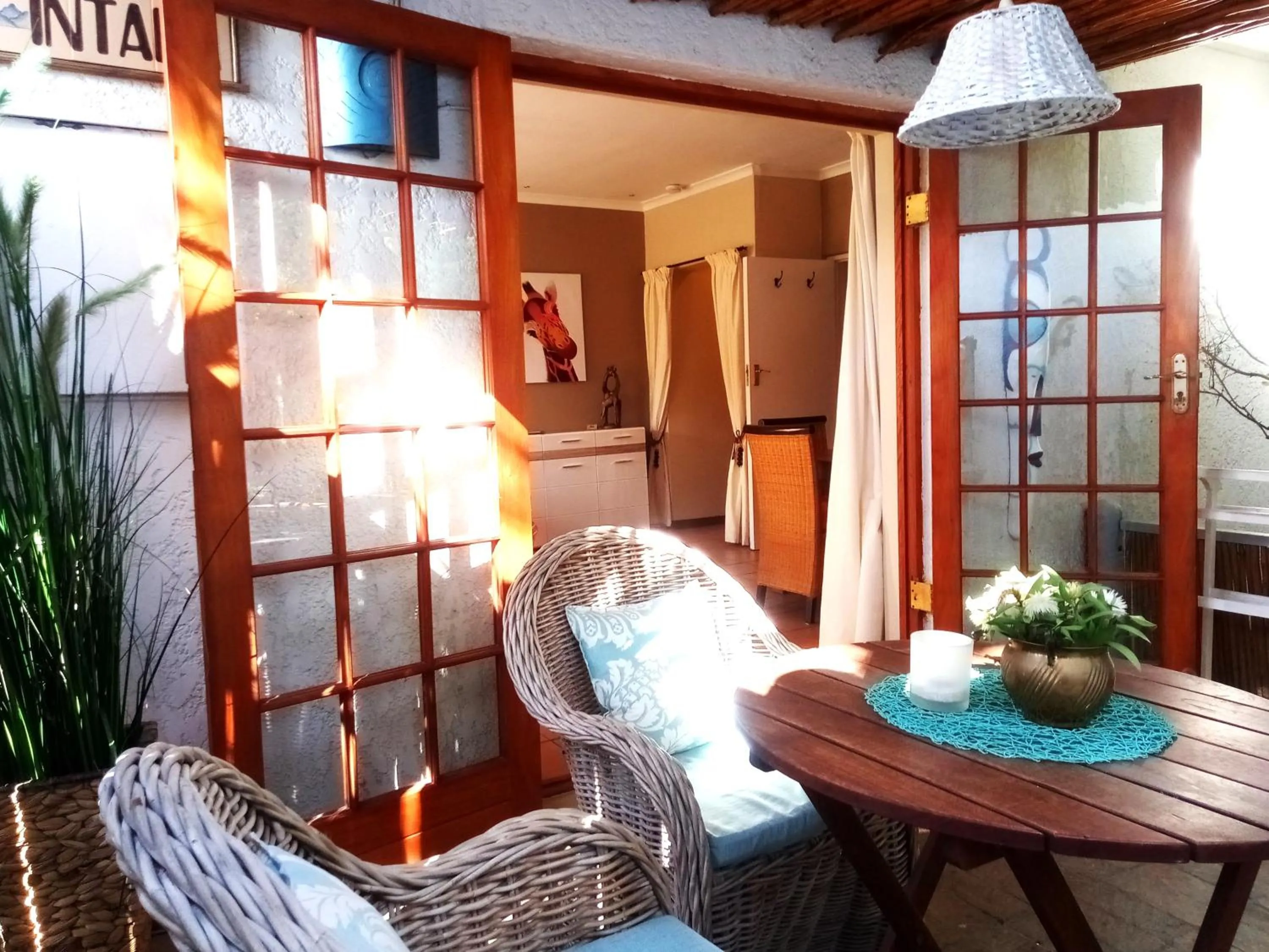 Seating area in Khashamongo B & B