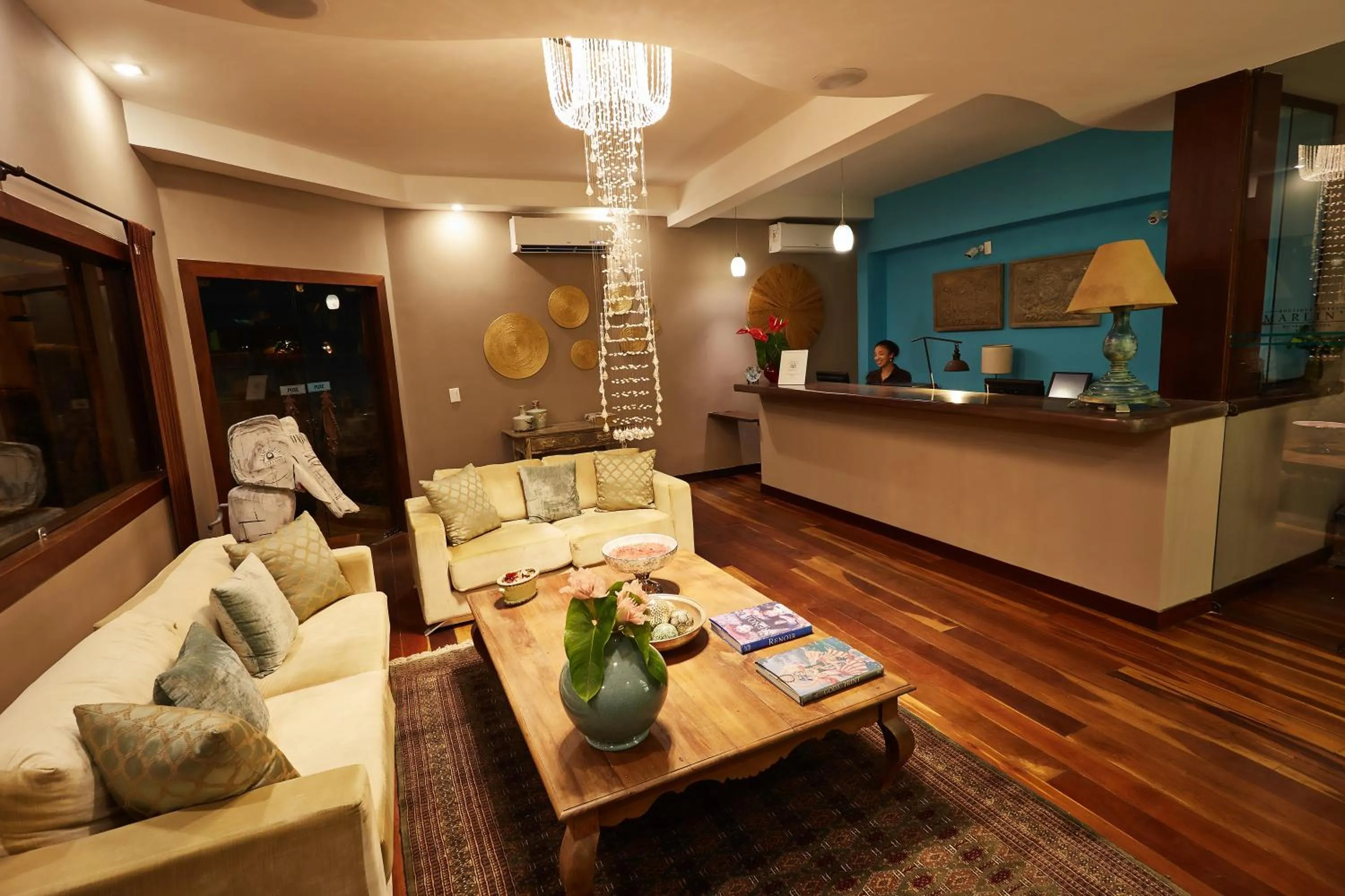 Lobby or reception in Boutique Hotel Marlin's