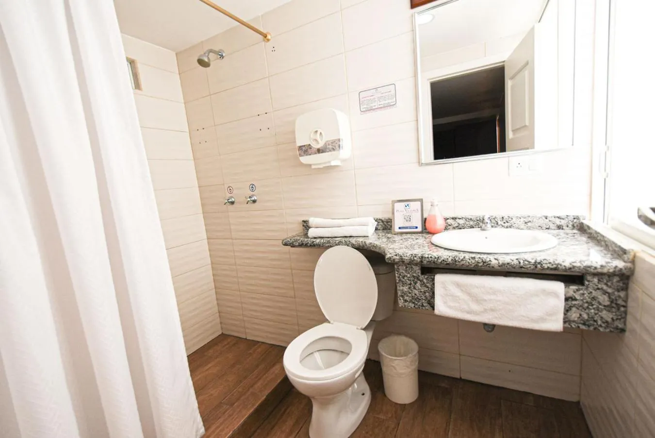 Bathroom in Hotel Plaza Victoria