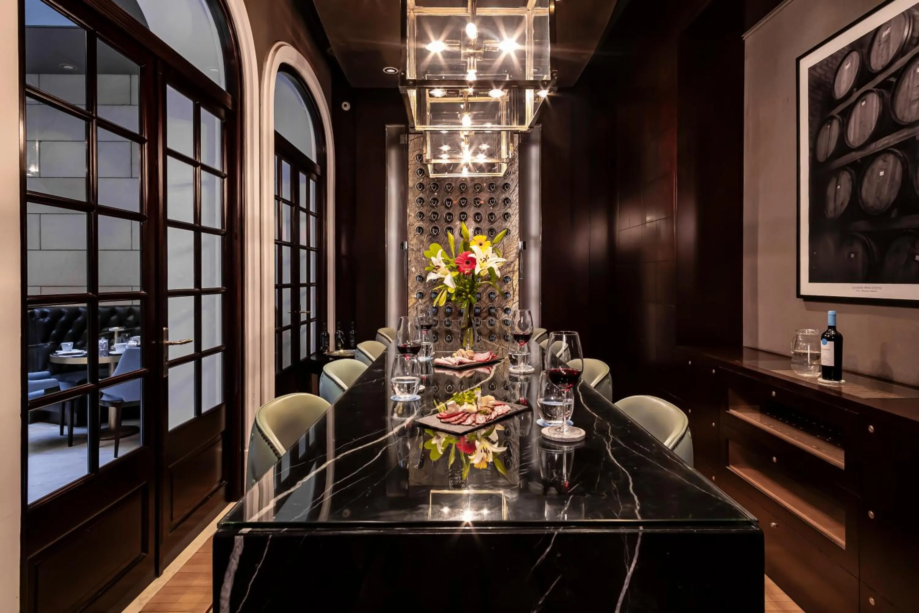 Living room in Algodon Mansion