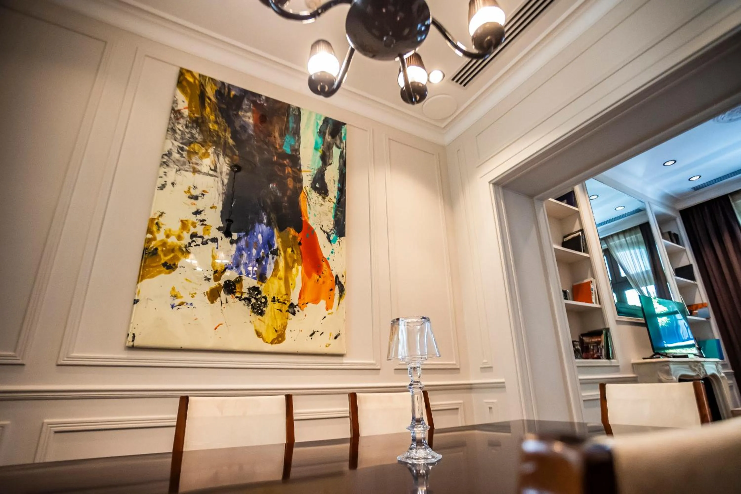 Living room in Algodon Mansion