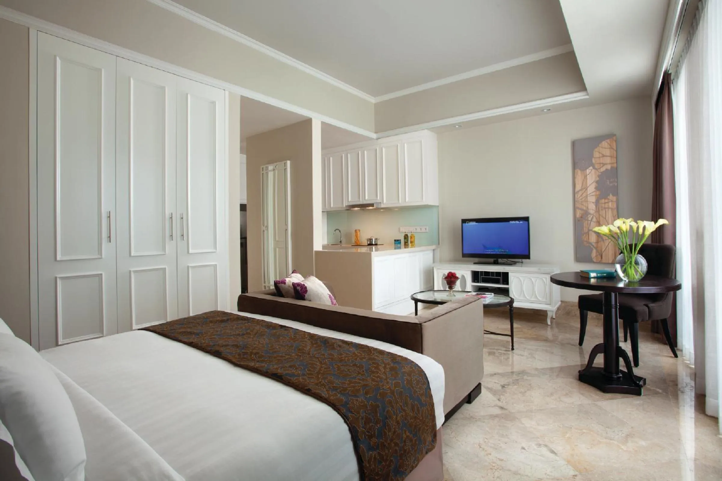 Bed in Ascott Jakarta