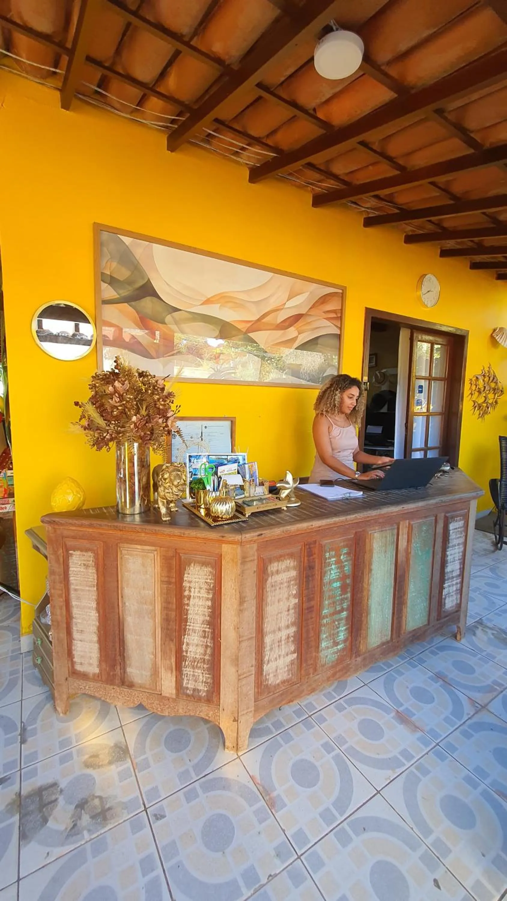 Lobby or reception in Star Búzios Pousada