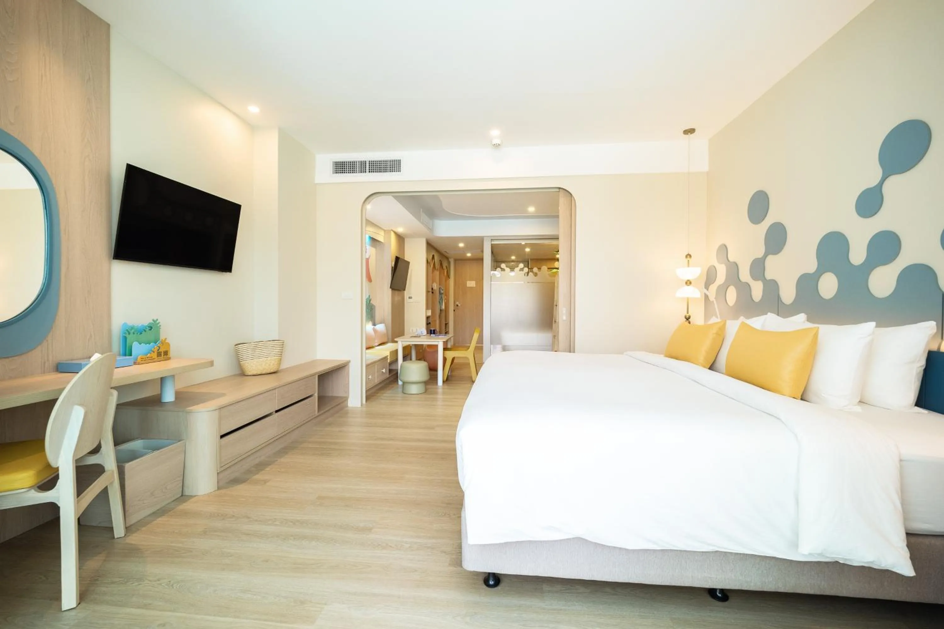 Bedroom, Bed in Katathani Phuket Beach Resort - SHA Extra Plus