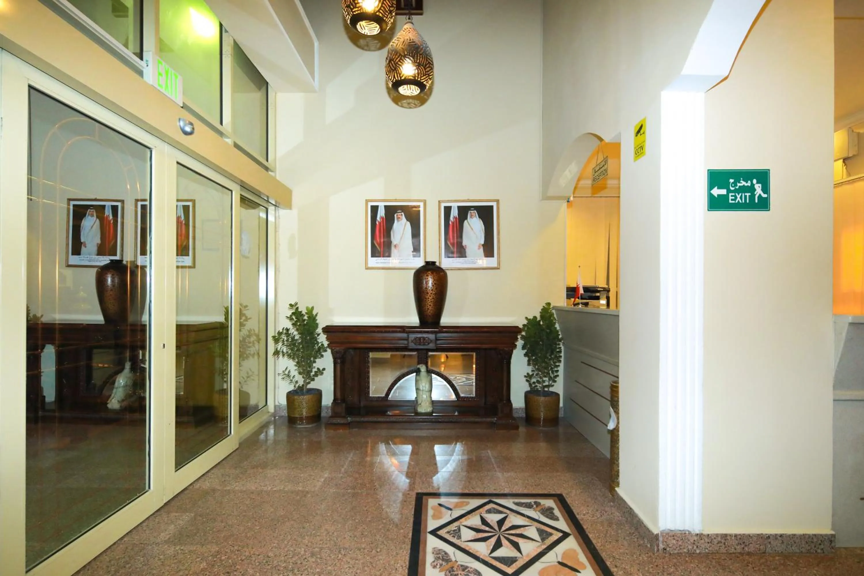 Lobby or reception in La Villa Hotel