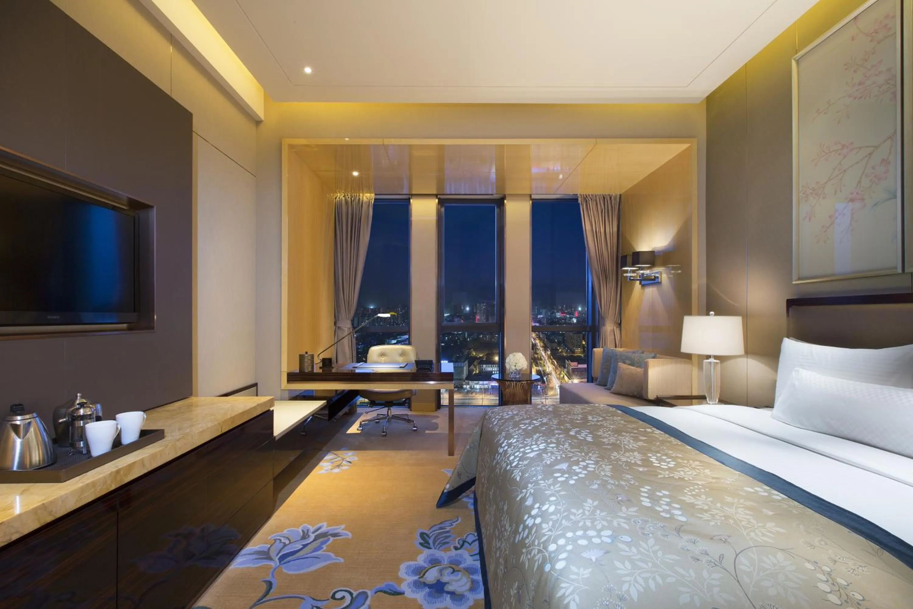 Bedroom, Bed in Wanda Vista Taiyuan