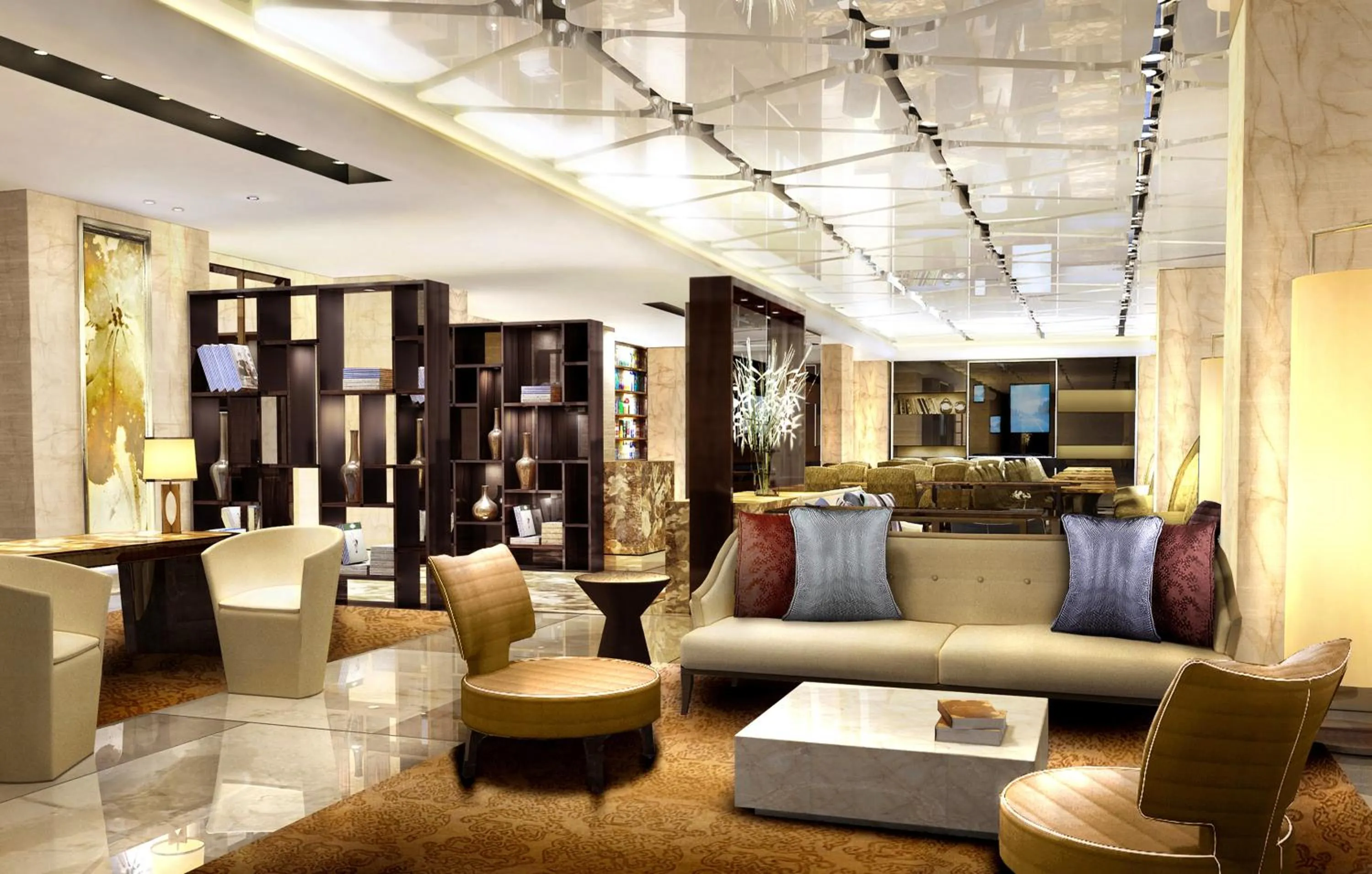 Living room in Wanda Vista Taiyuan