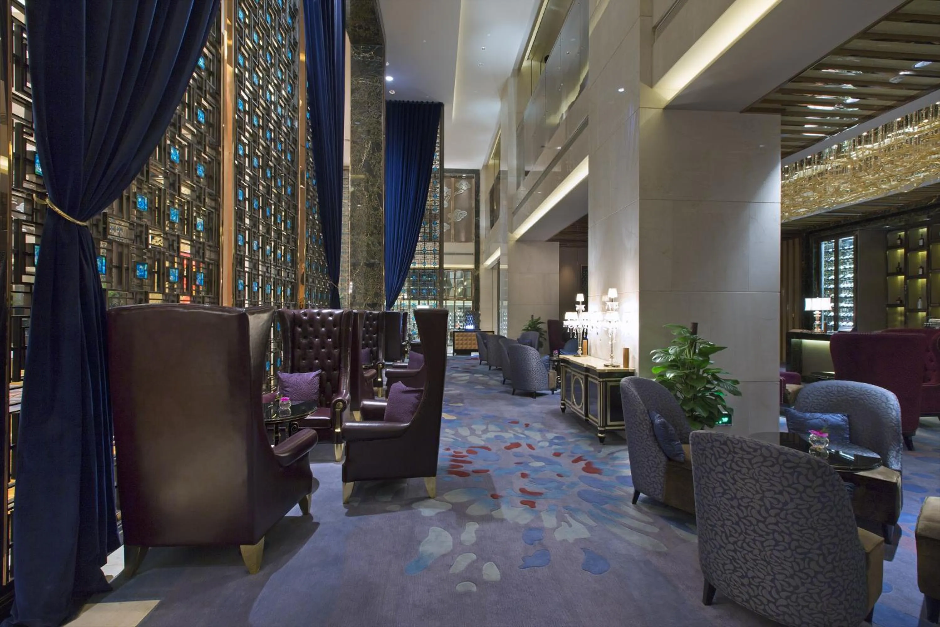 Lounge or bar in Wanda Vista Taiyuan