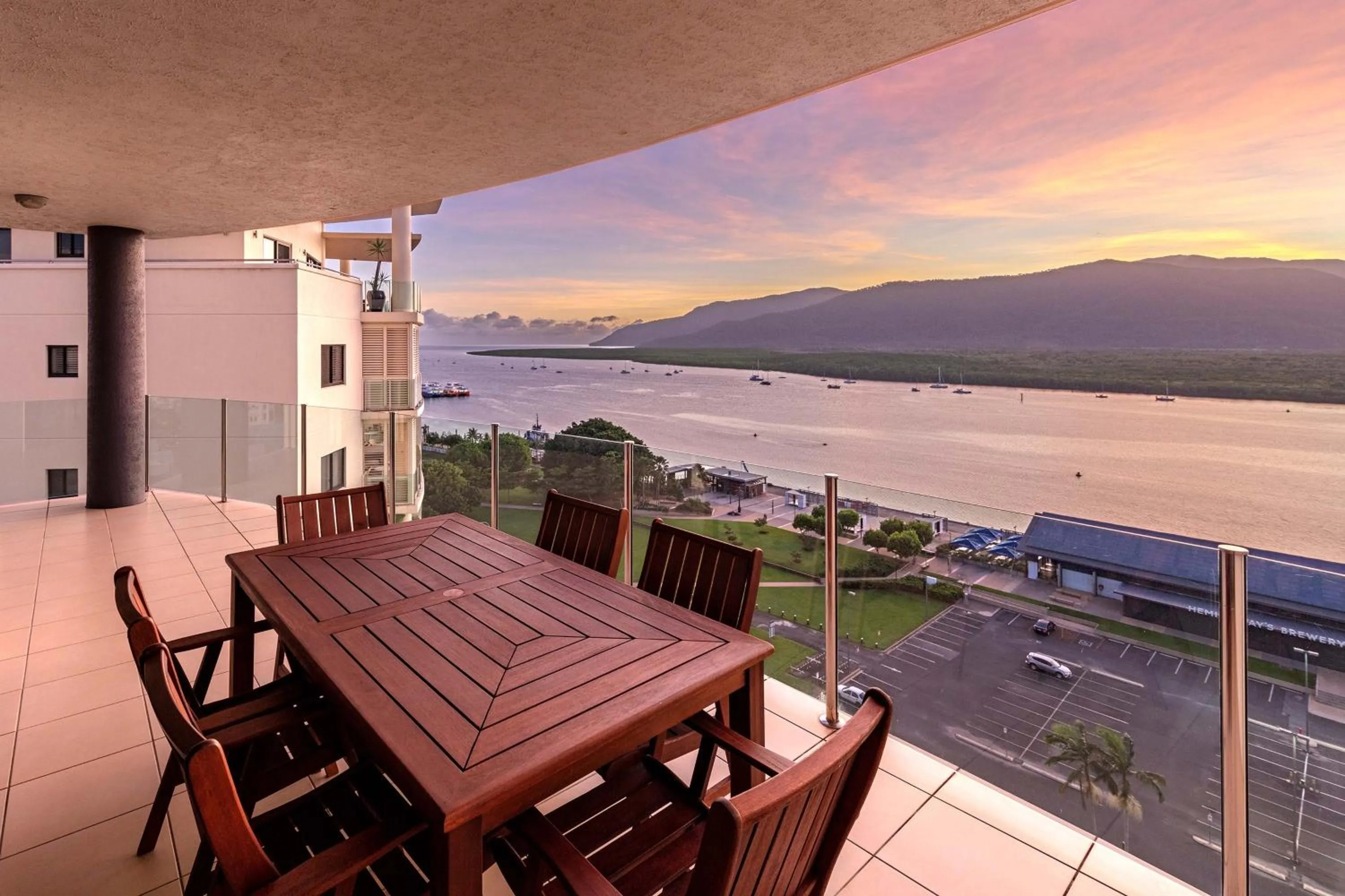 Balcony/Terrace in Piermonde Apartments Cairns