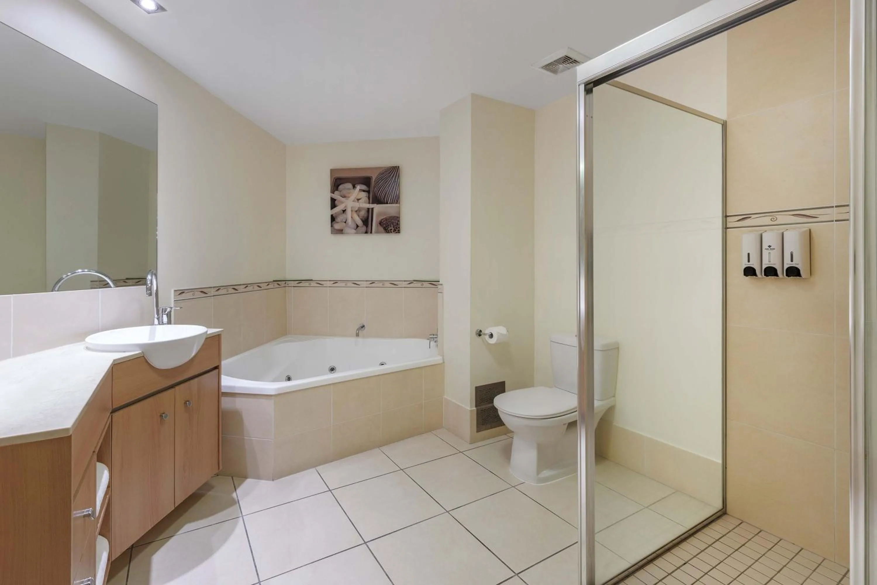 Bathroom in Piermonde Apartments Cairns