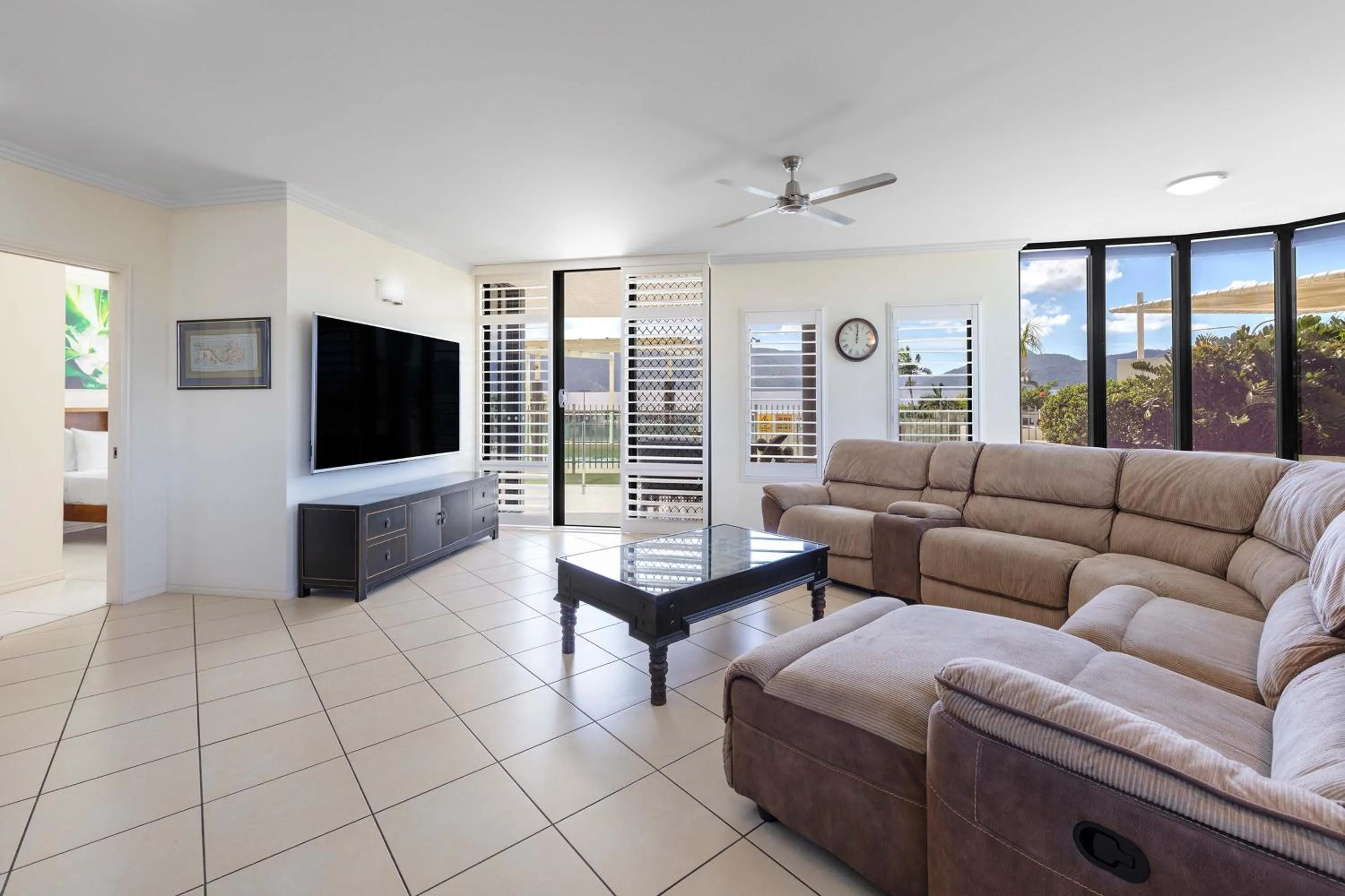 Living room in Piermonde Apartments Cairns