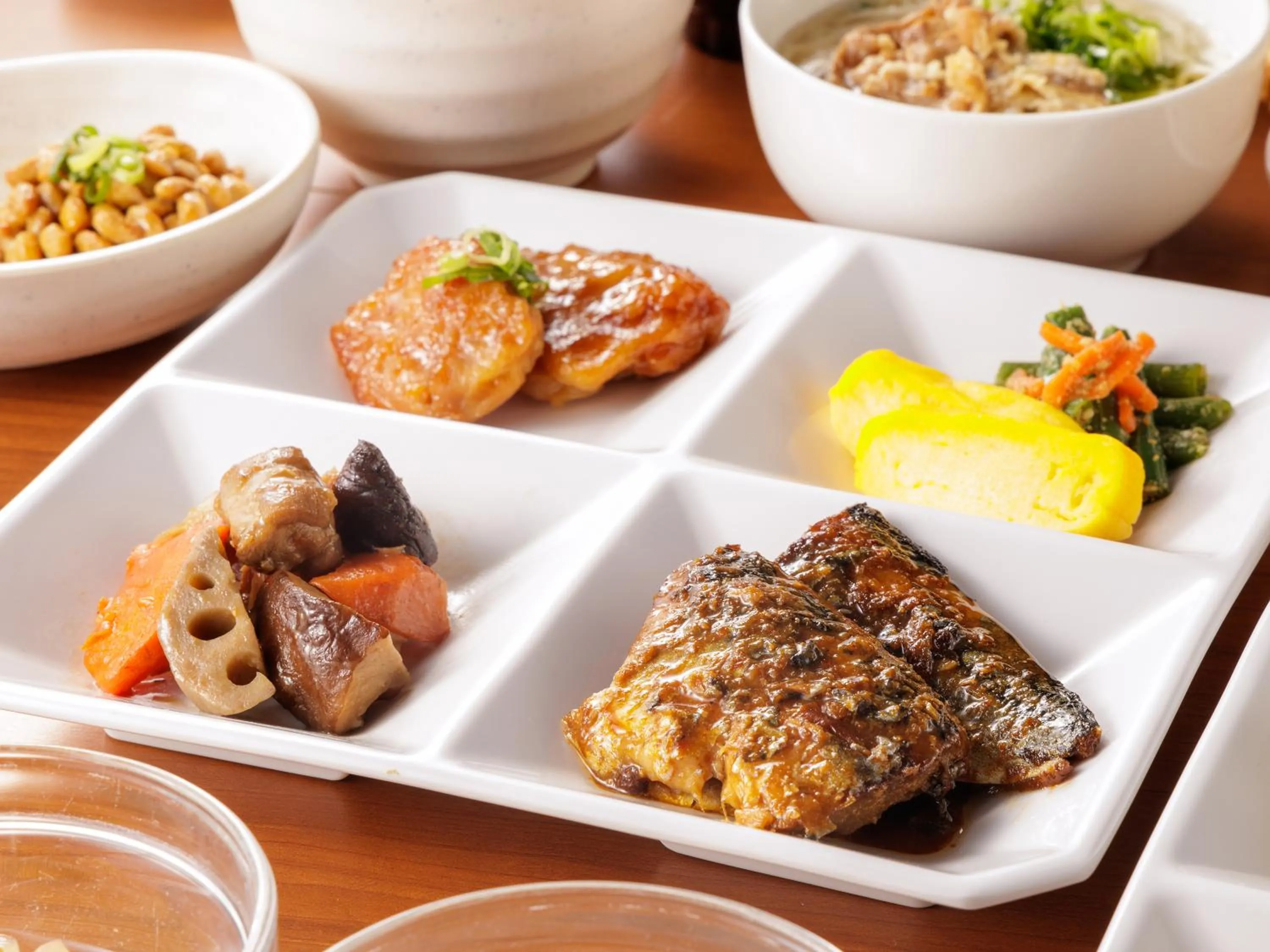 Food in Nishitetsu Inn Kurosaki