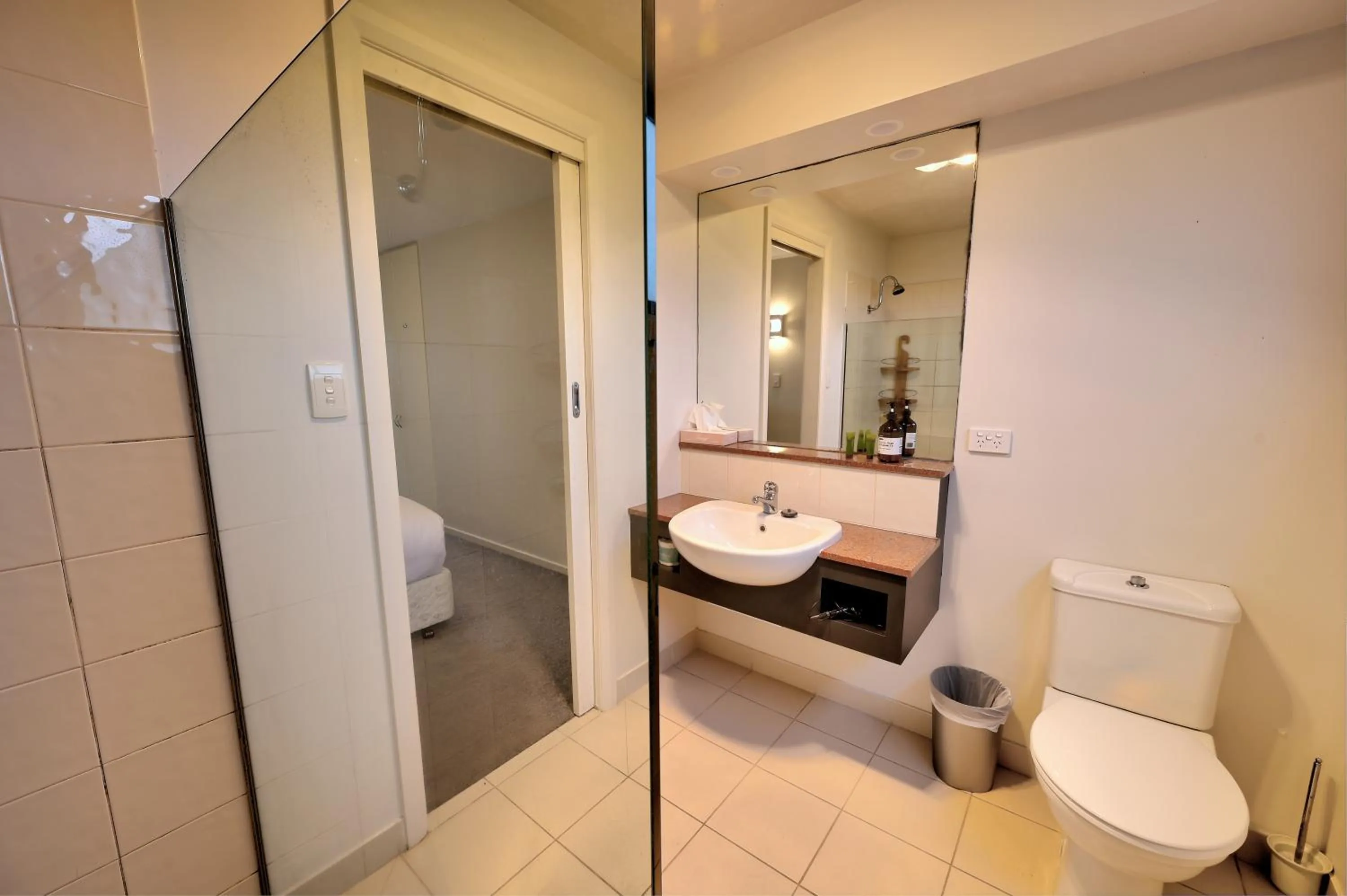 Shower in Diamond Island Resort, Restaurant & Bar and Penguin Show