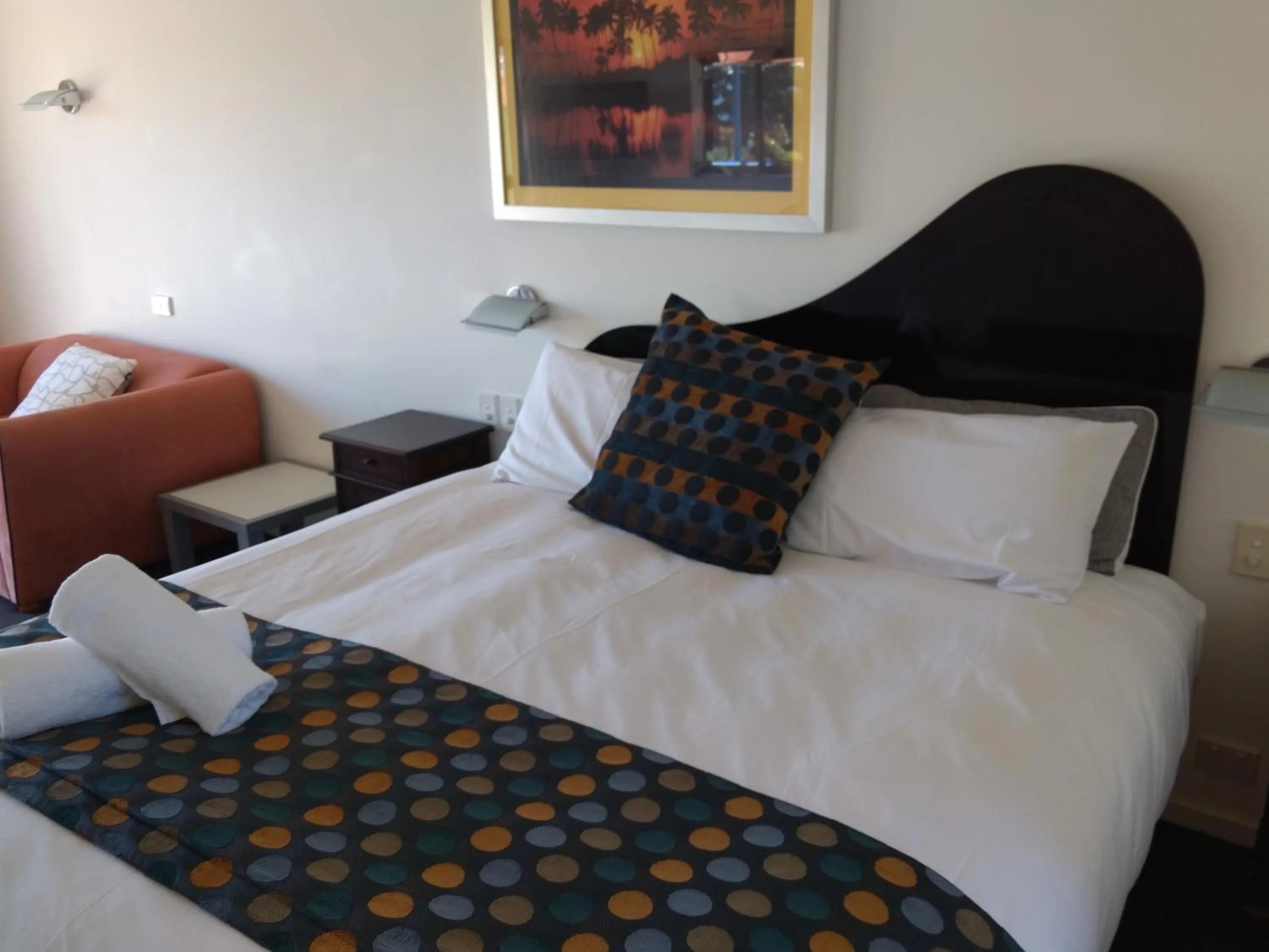 Bedroom, Bed in Diamond Island Resort, Restaurant & Bar and Penguin Show