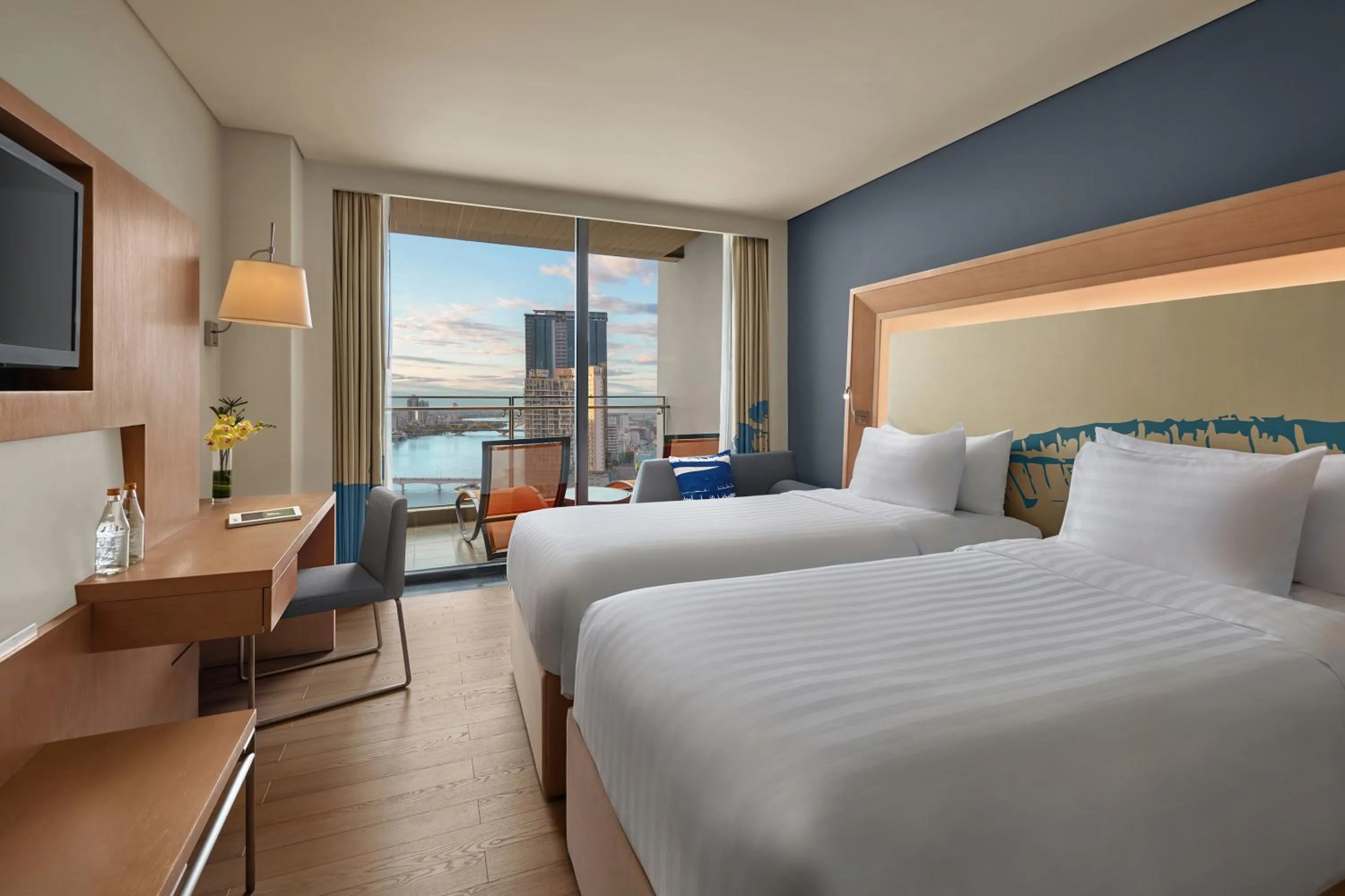 River view, Bed in Novotel Danang Premier Han River