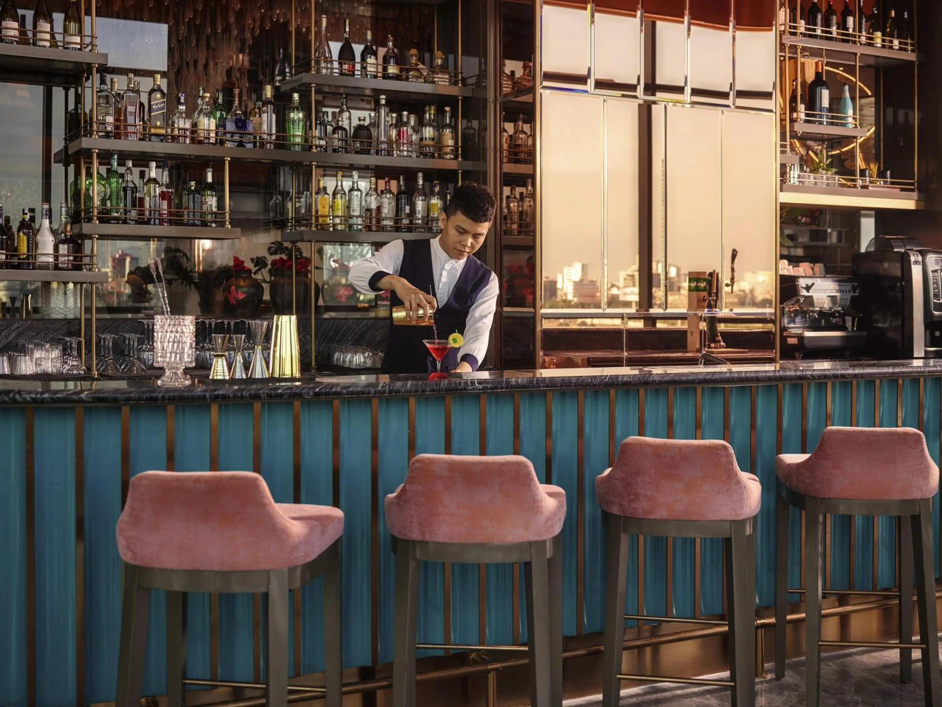 Lounge or bar in Novotel Danang Premier Han River