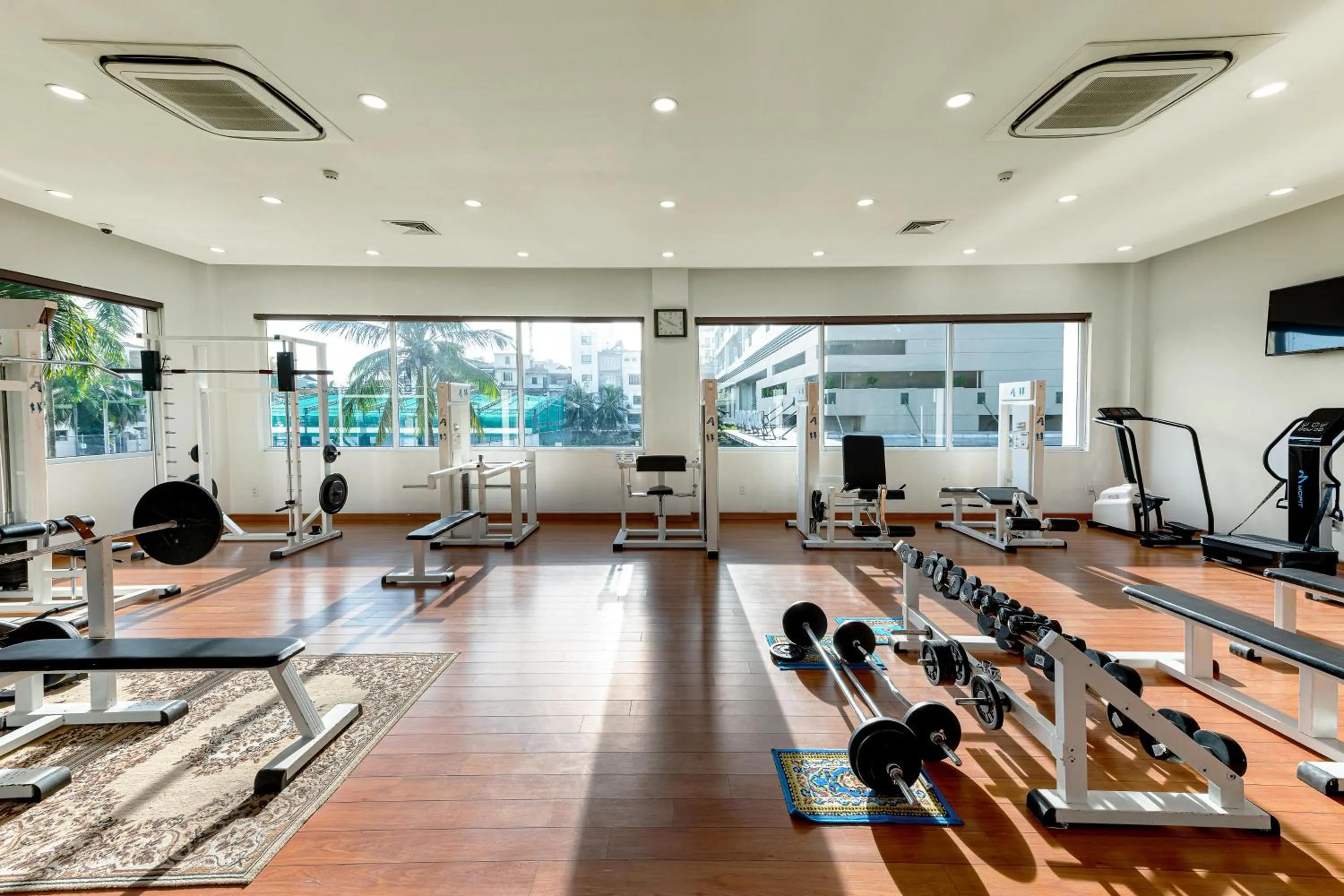 Fitness centre/facilities in Sunflower Hotel & International Village
