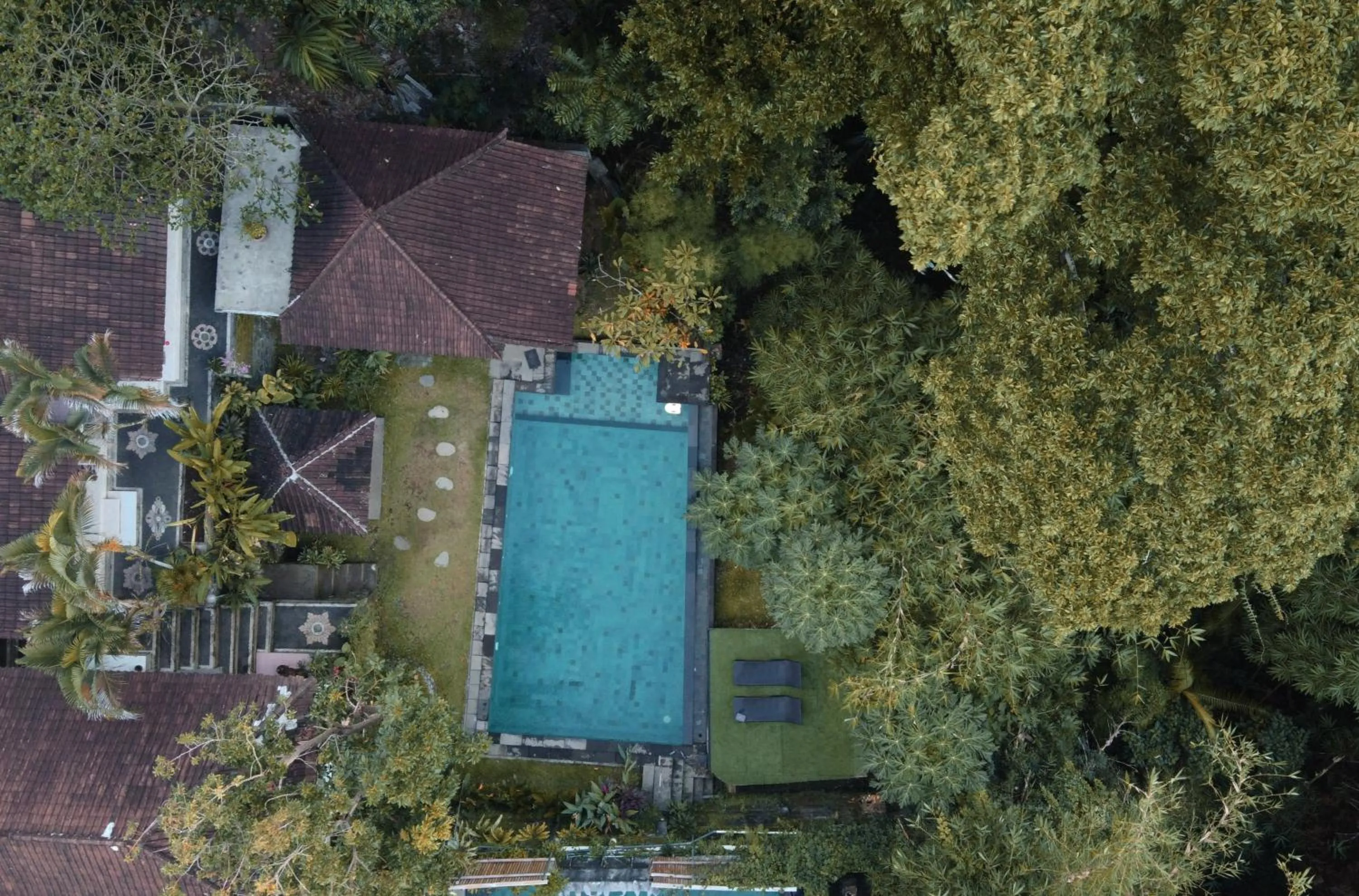 Bird's eye view in Yuliati House Ubud