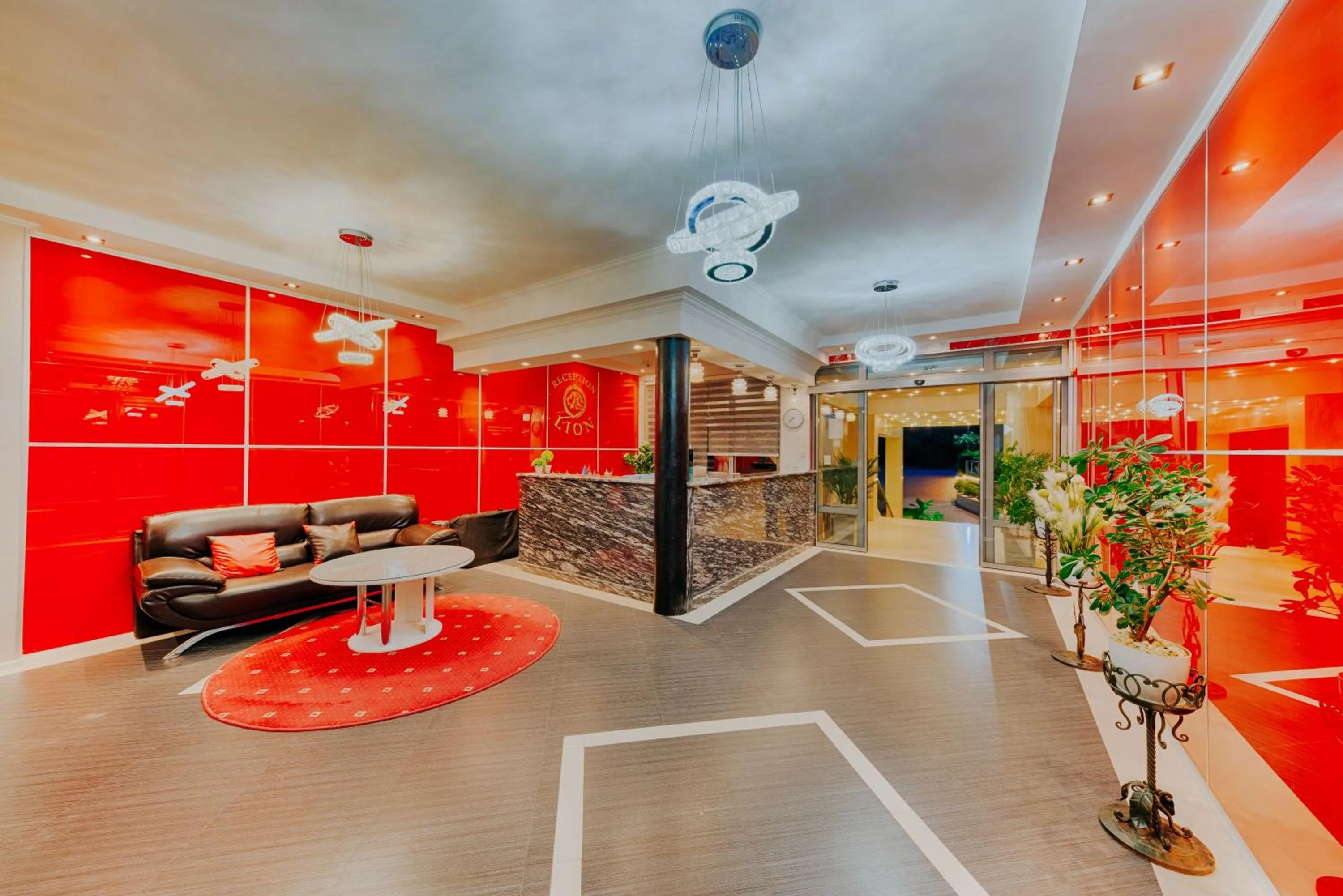 Lobby or reception in Hotel Lion
