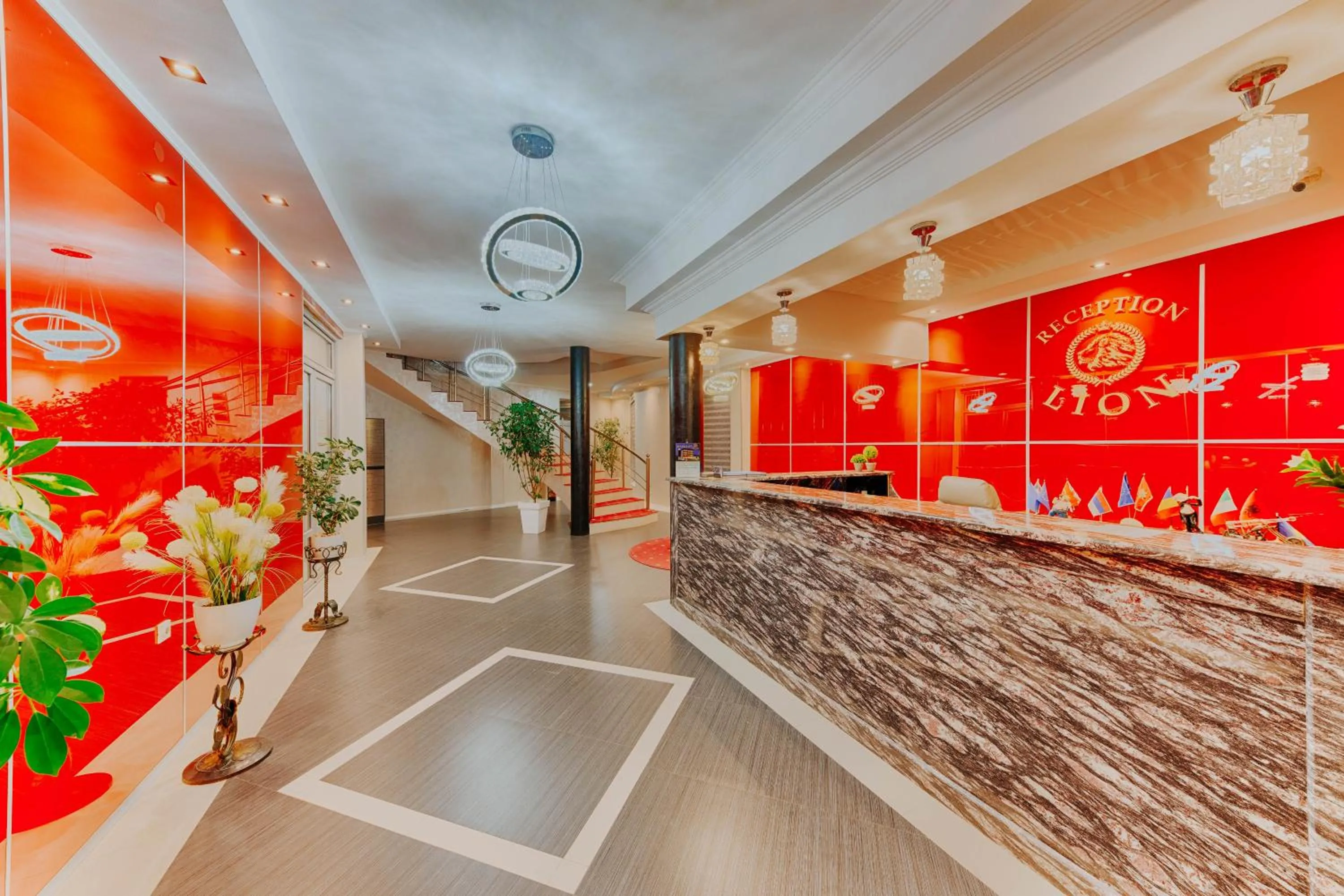 Lobby or reception in Hotel Lion