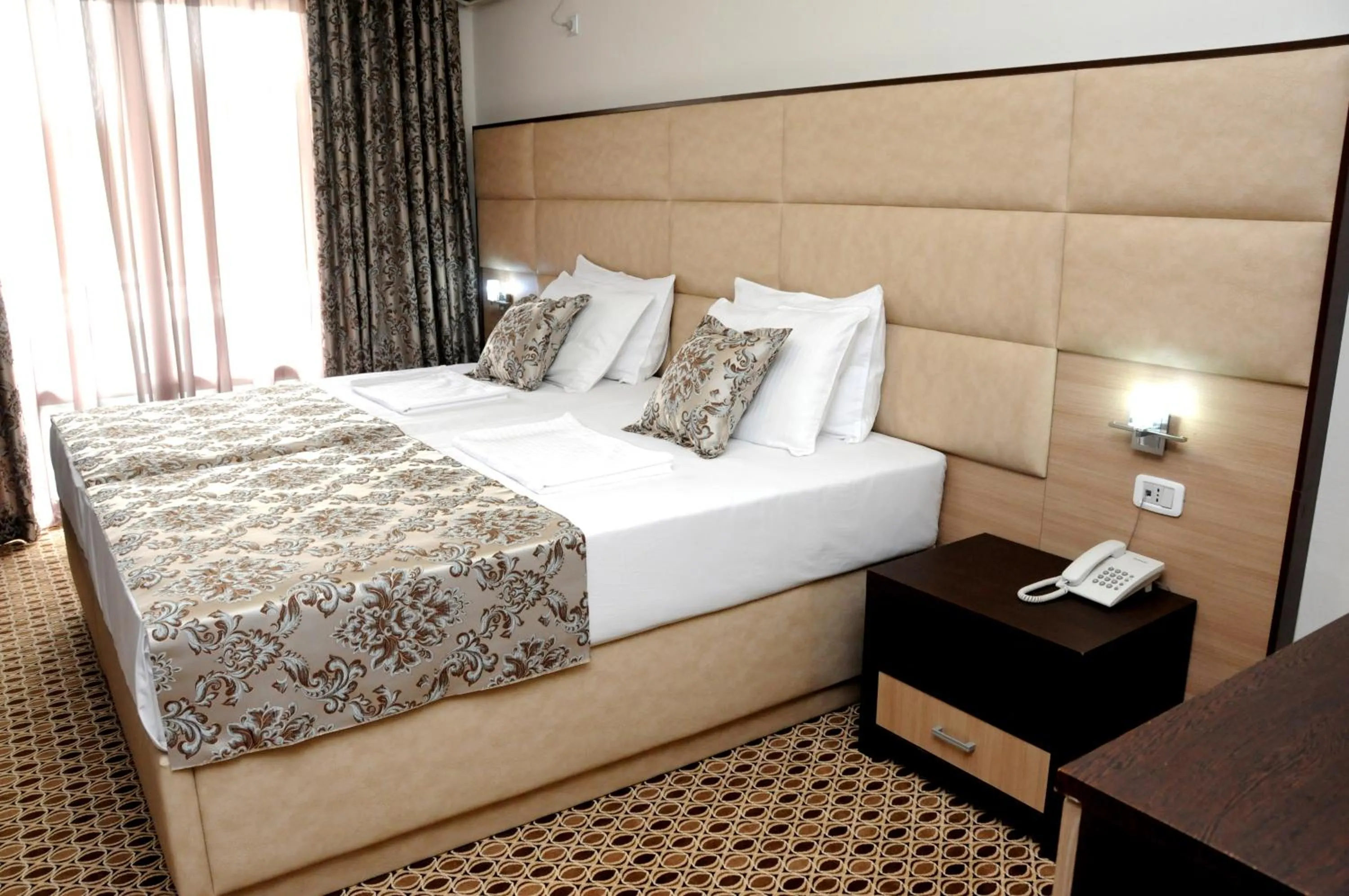 Bed in Hotel Lion