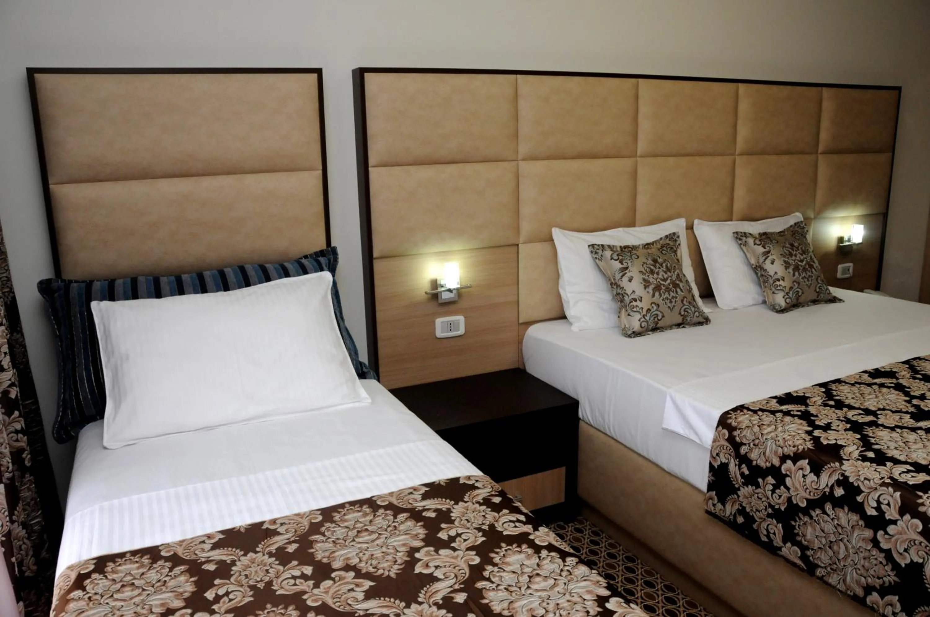 Bed in Hotel Lion