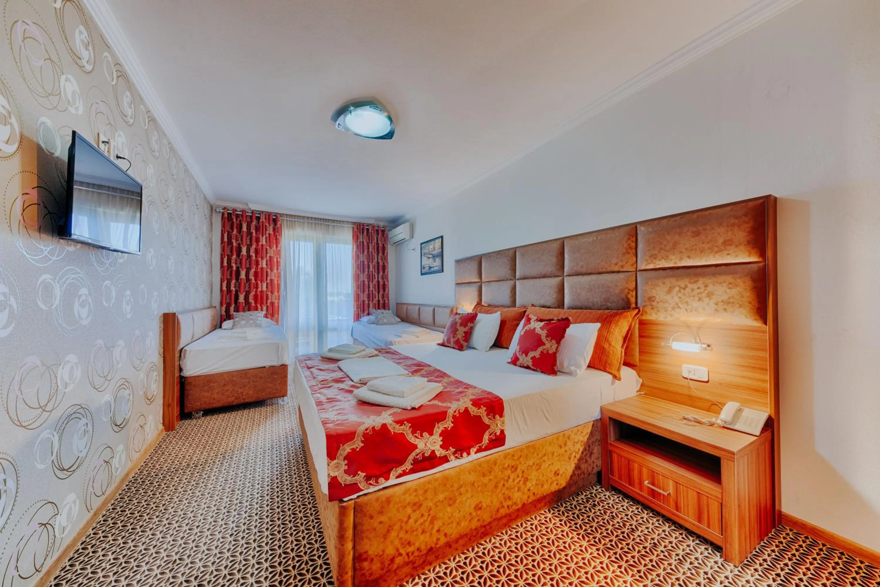 Bed in Hotel Lion