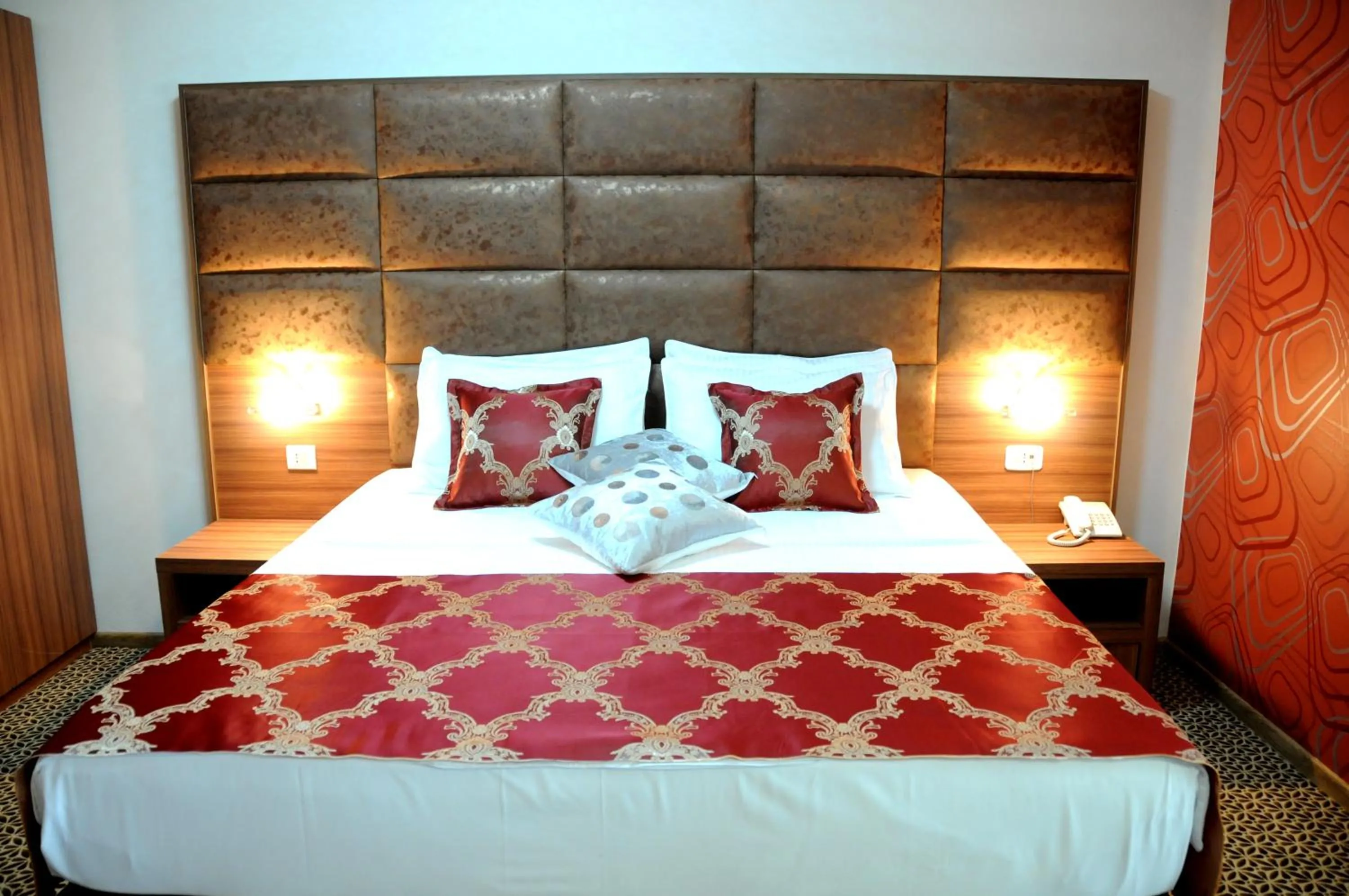 Bed in Hotel Lion