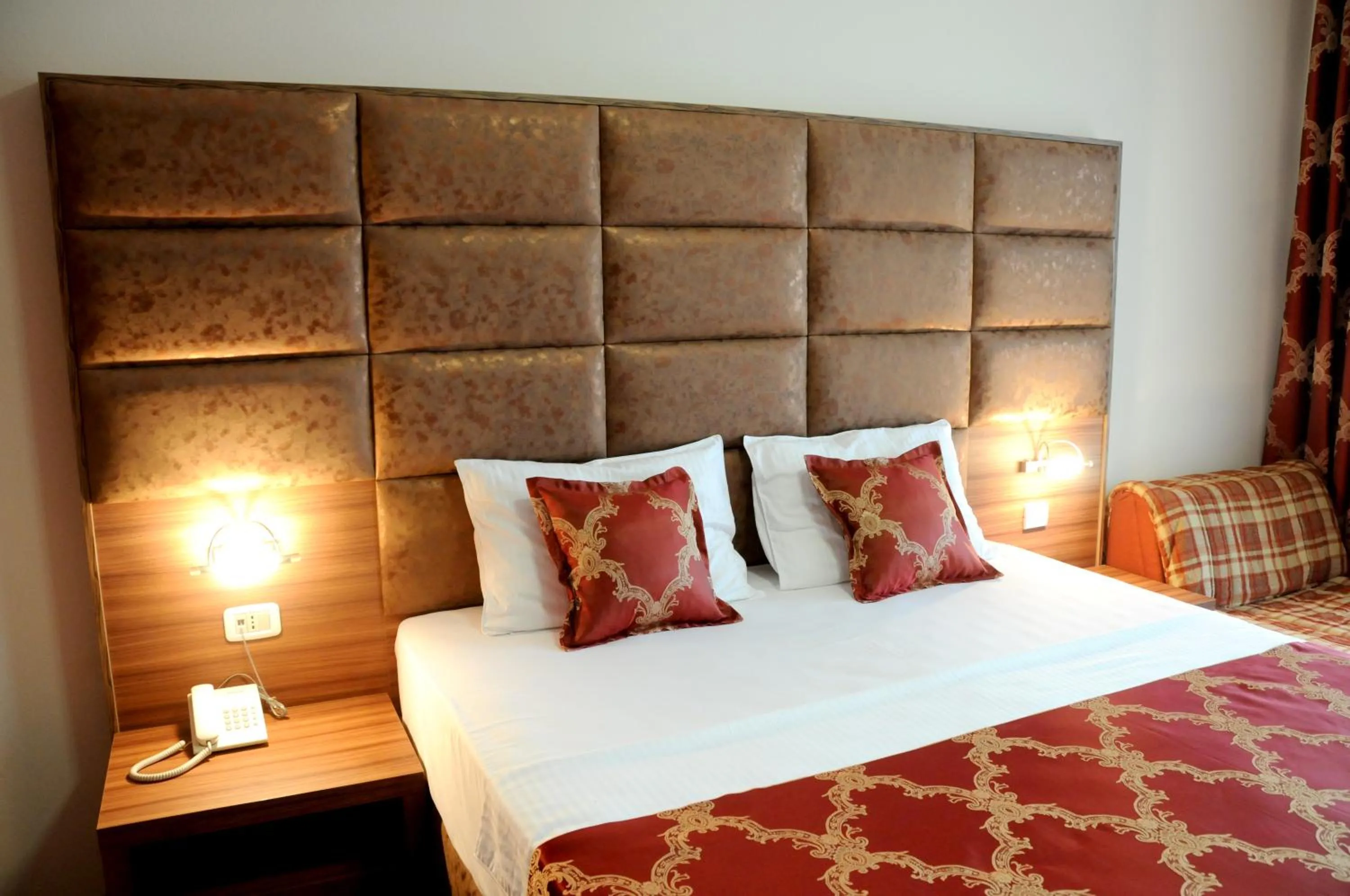 Bed in Hotel Lion