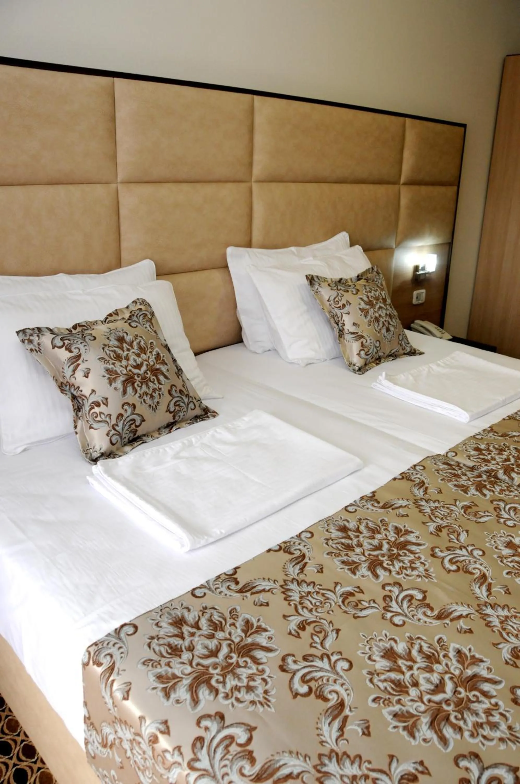 Bed in Hotel Lion