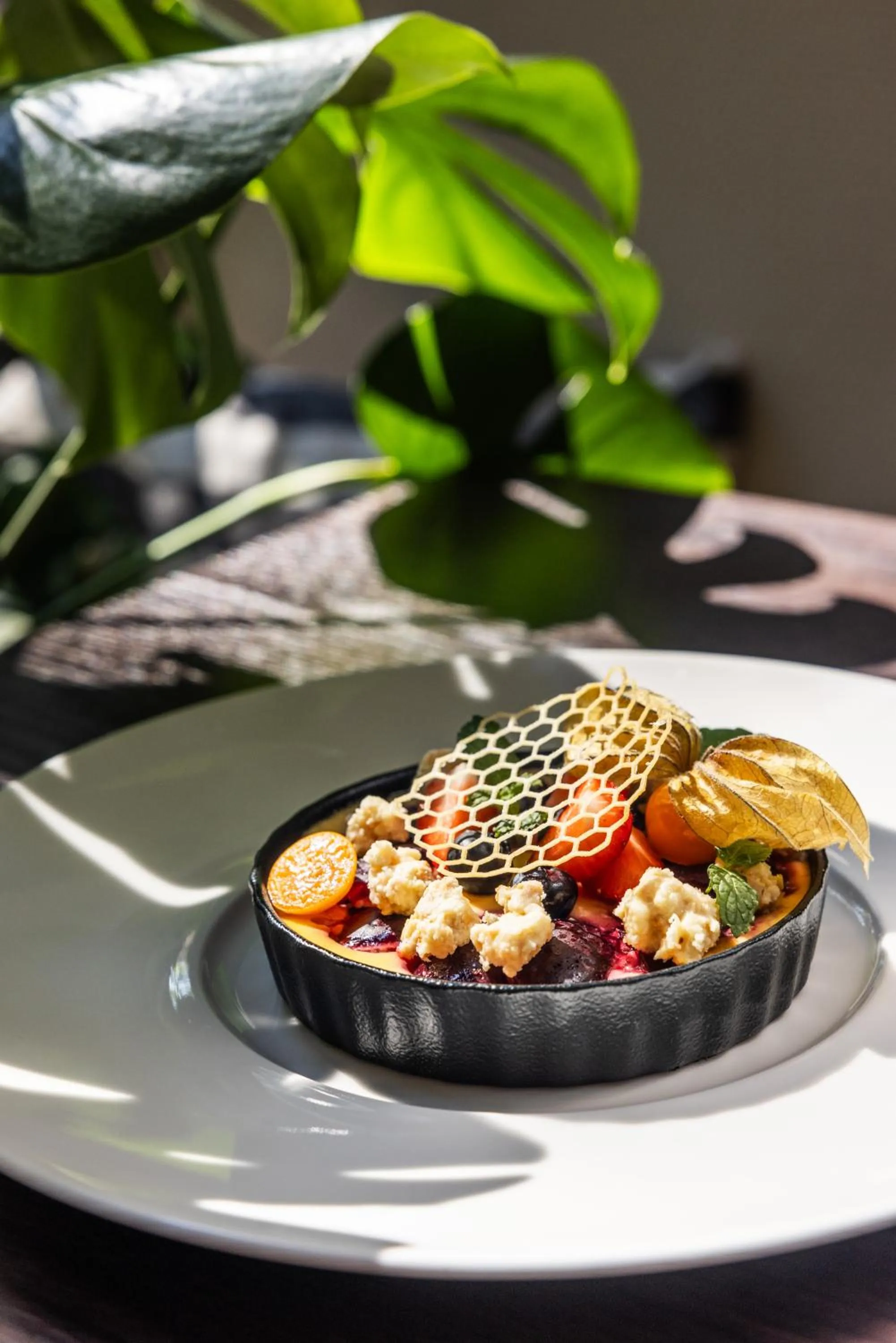 Food close-up in Hotel Crocus