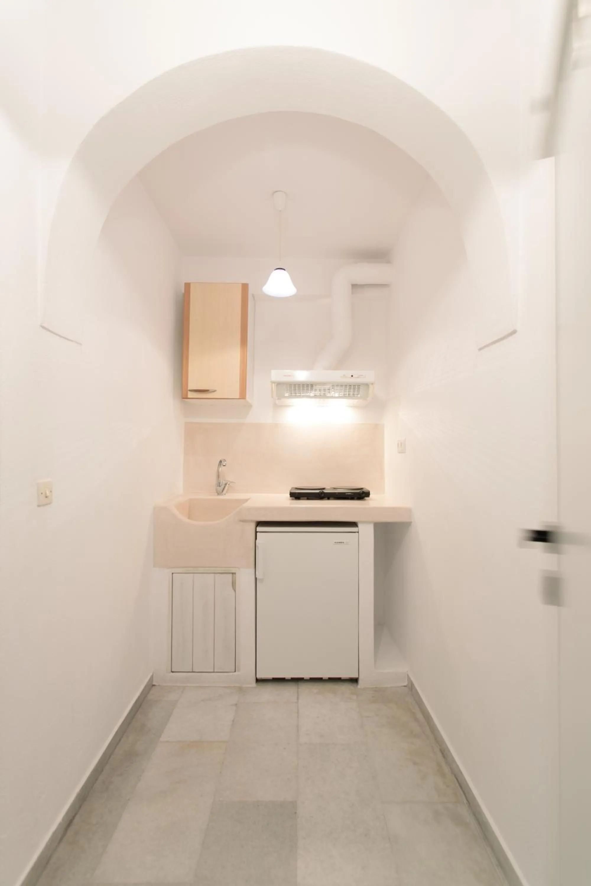 Kitchen or kitchenette in TERRA FOS NAXOS STUDIOS
