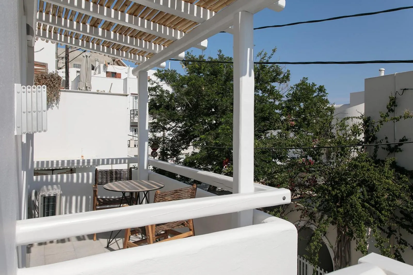 Balcony/Terrace in TERRA FOS NAXOS STUDIOS