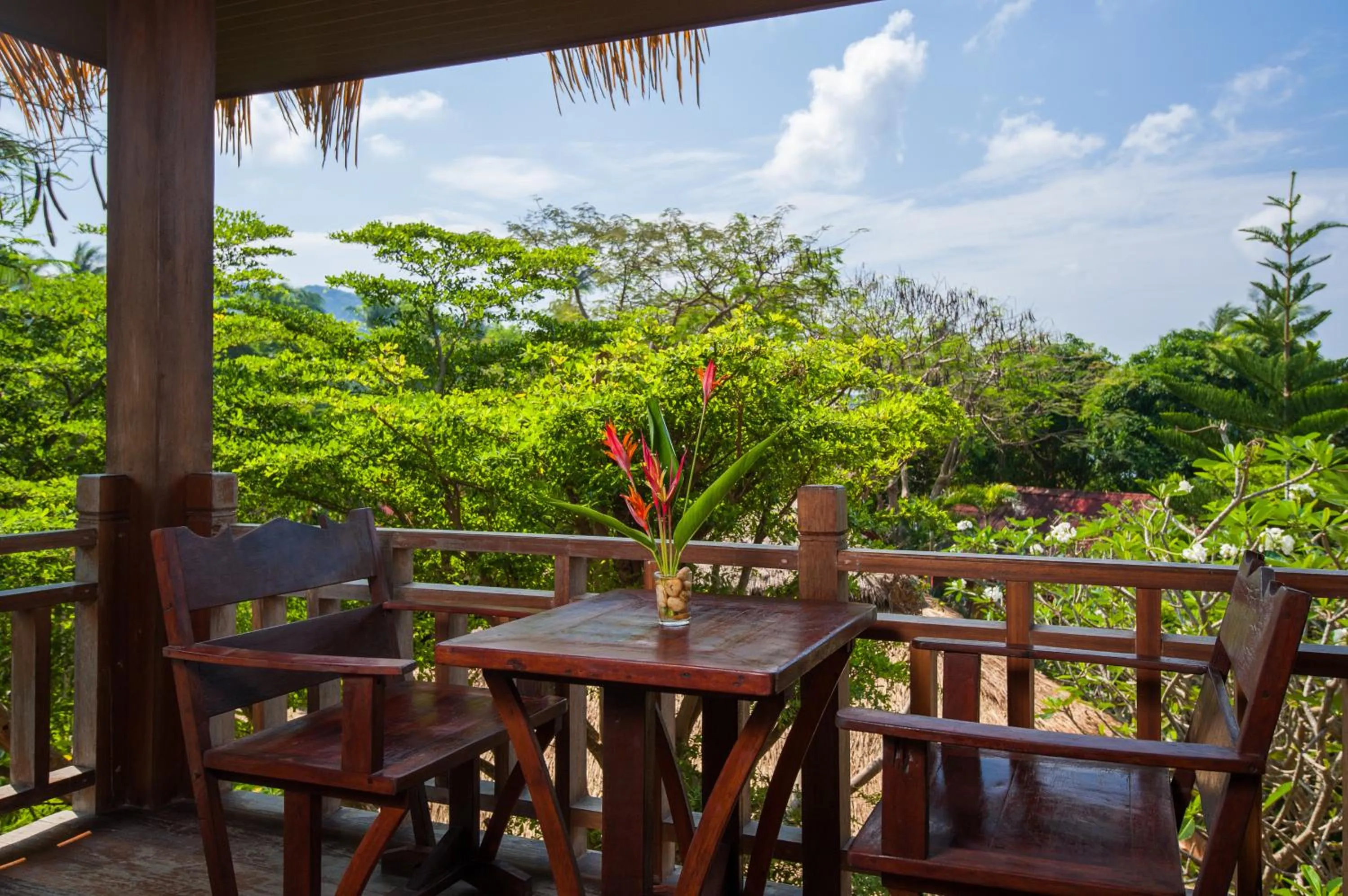 Balcony/Terrace in Palm Leaf Resort Koh Tao