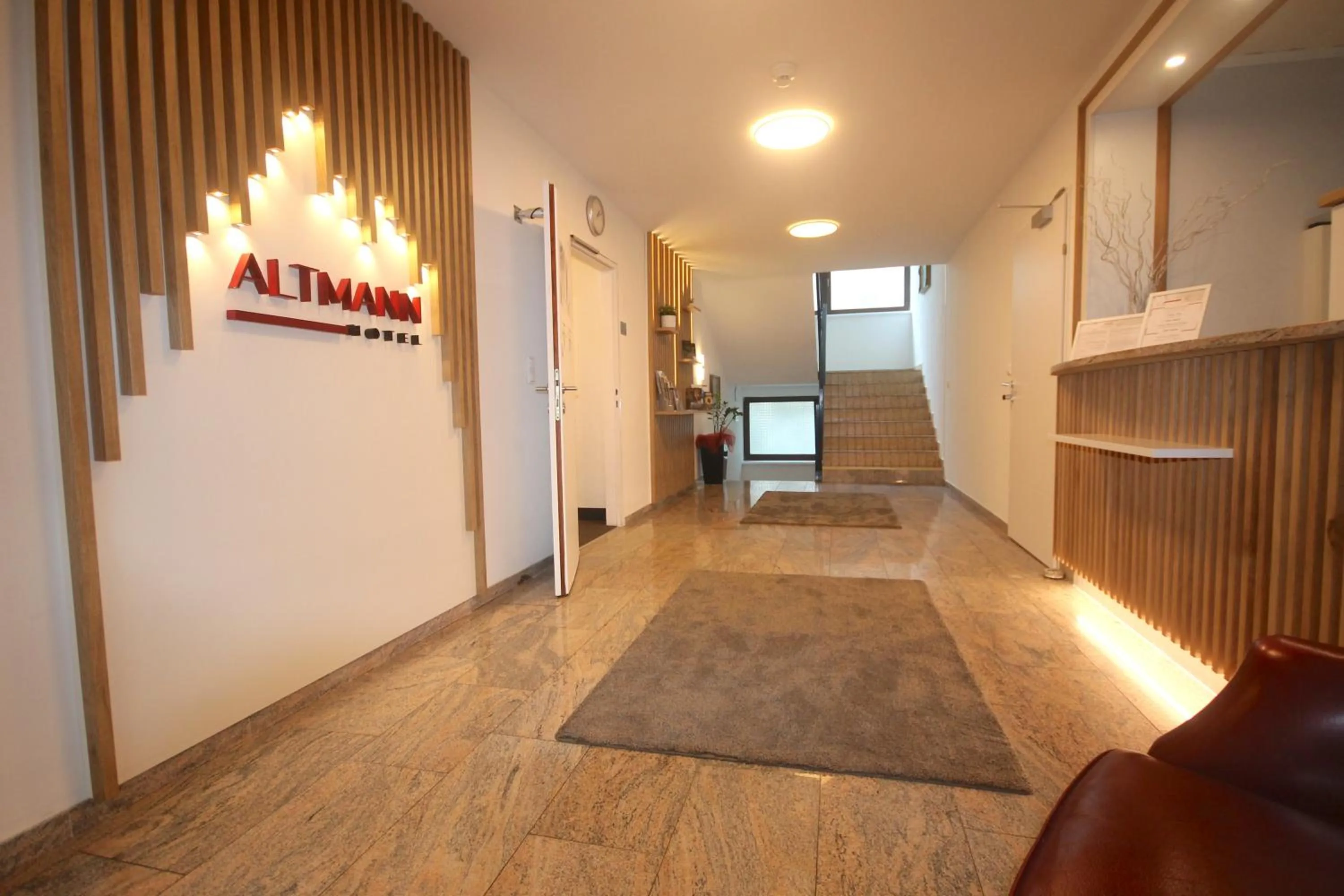 Lobby or reception in Hotel Altmann