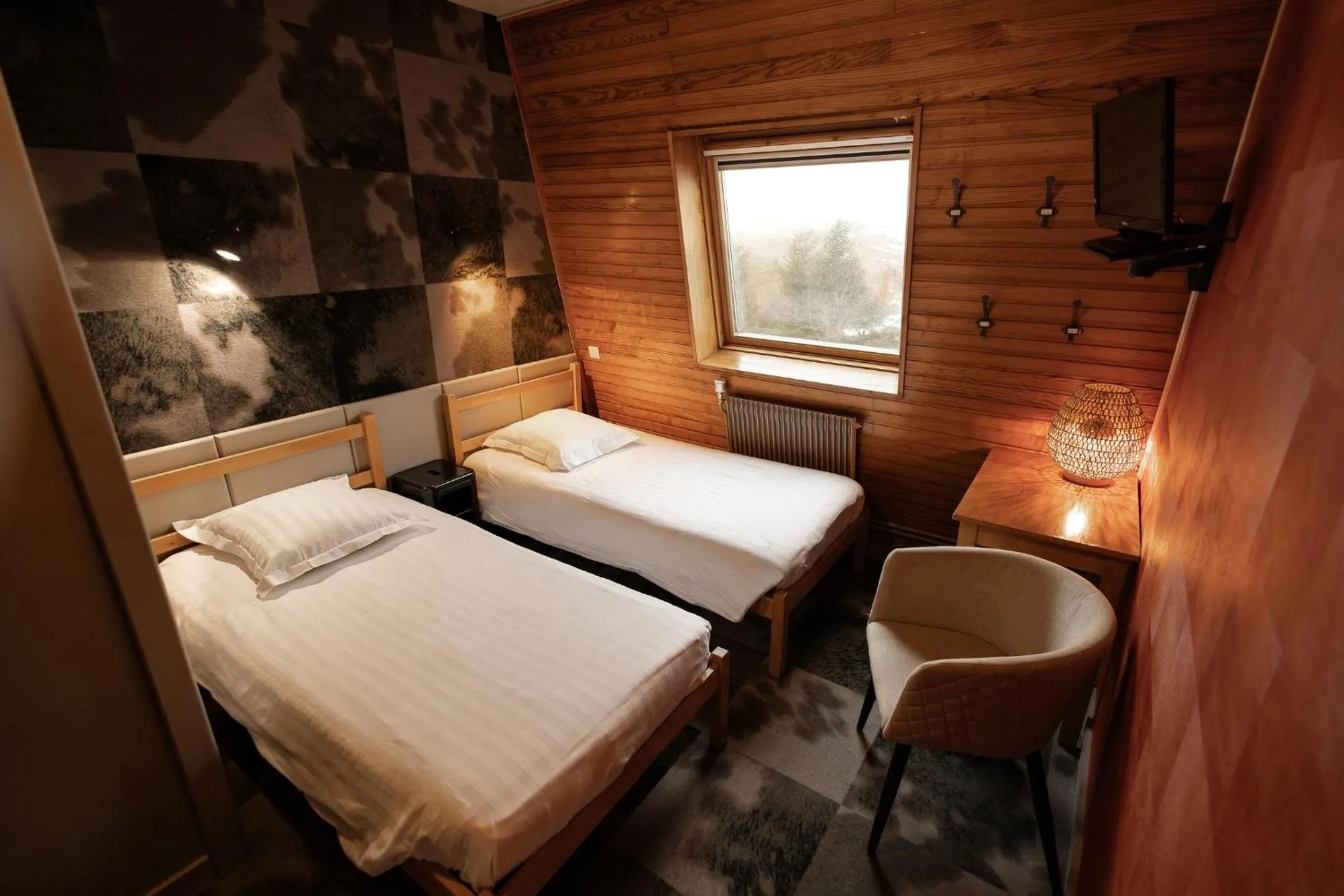 Twin Room in Gîte-Hôtel Le P'tit Cham