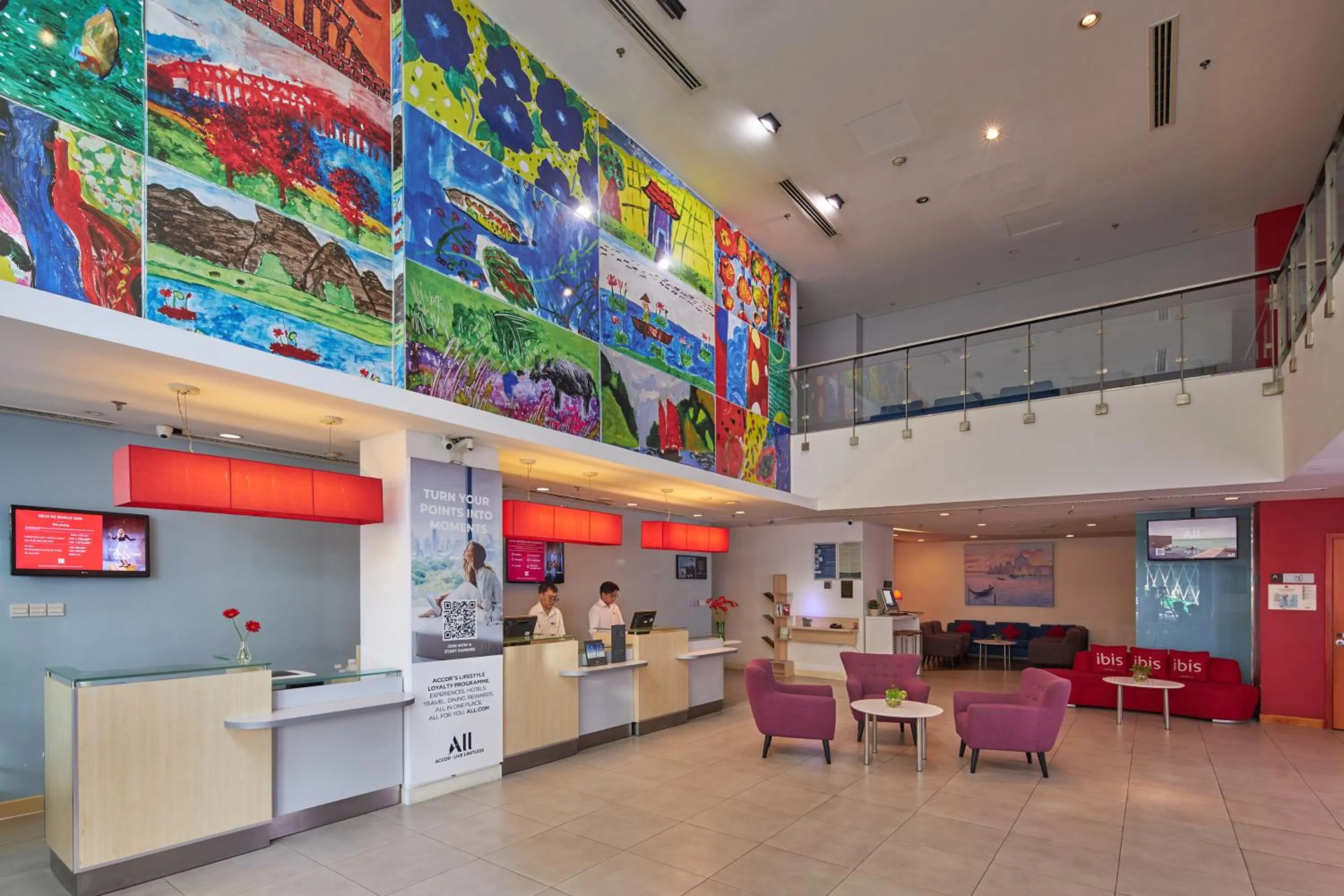 Lobby or reception in Ibis Saigon South