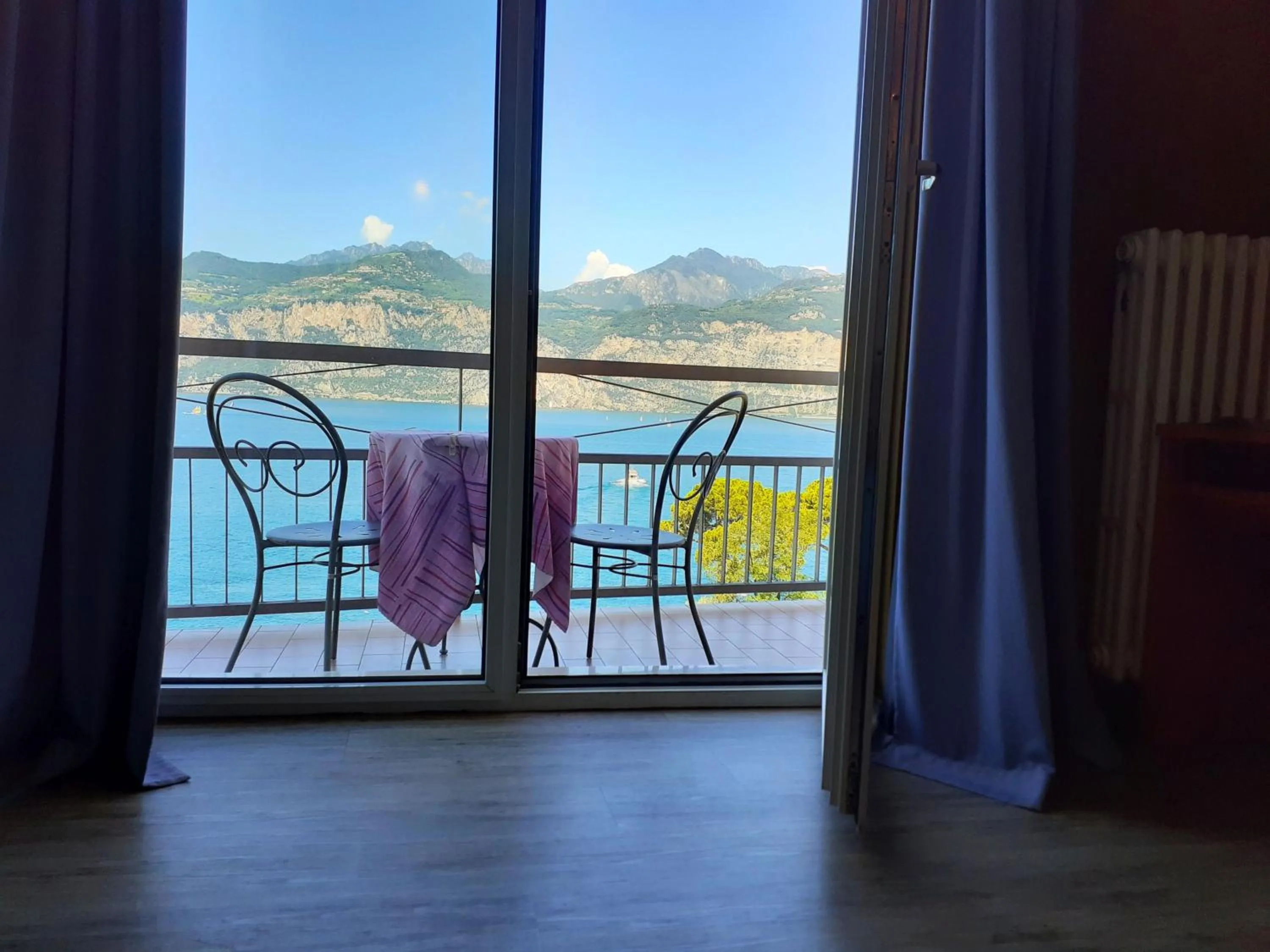 Lake view in Hotel Antonella
