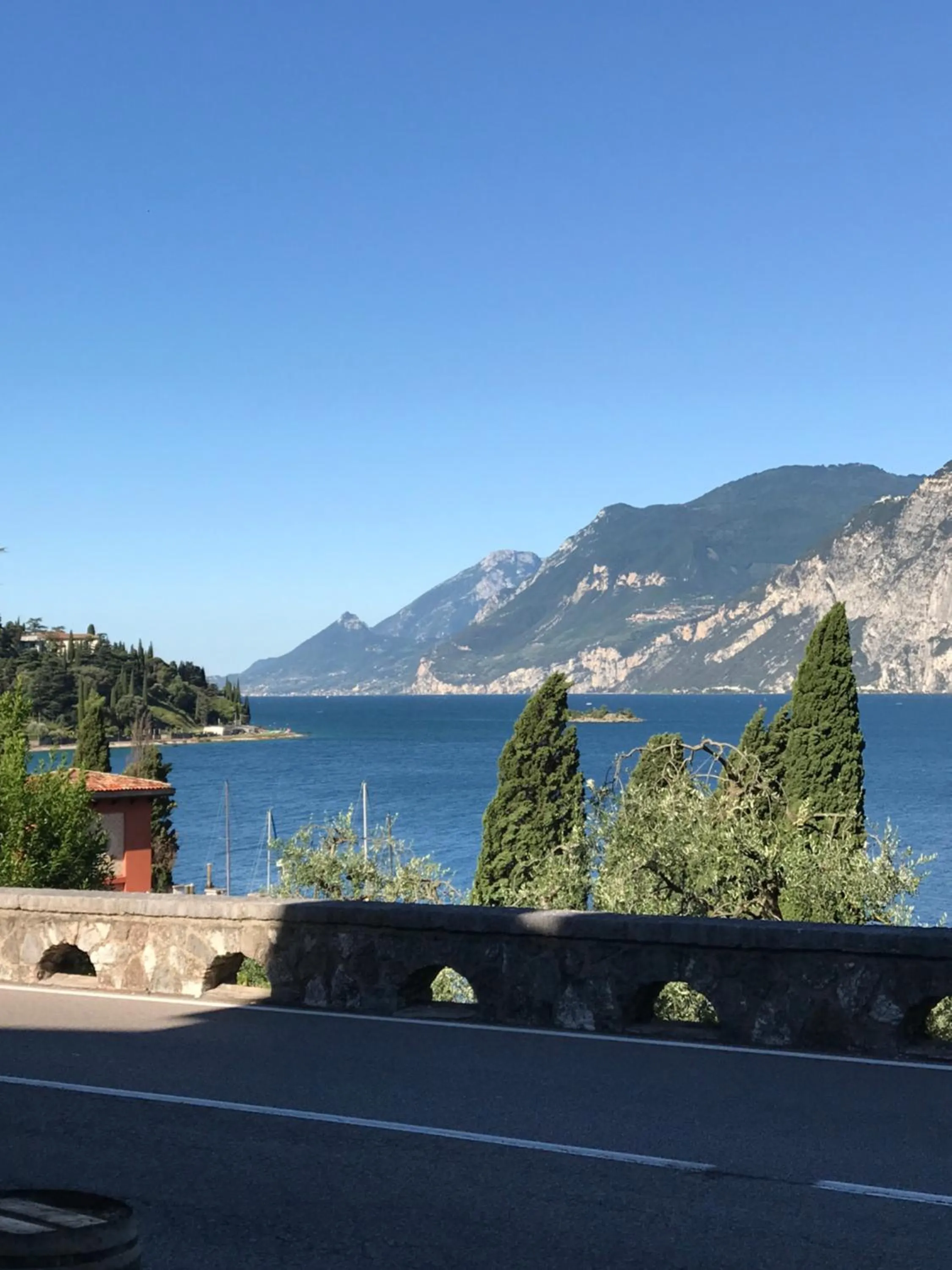 Lake view in Hotel Antonella