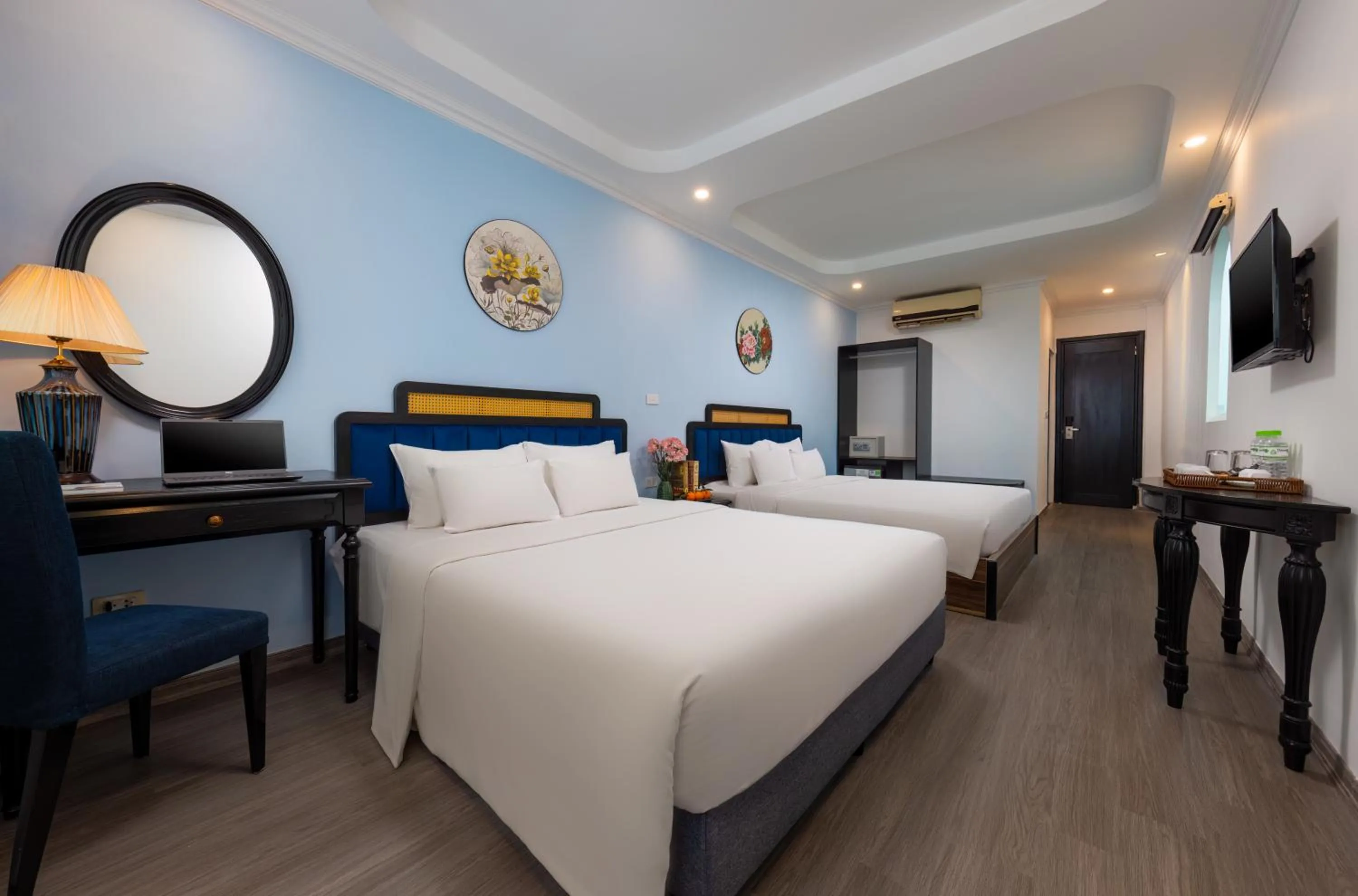 Communal lounge/ TV room, Bed in Mai Charming Hotel and Spa